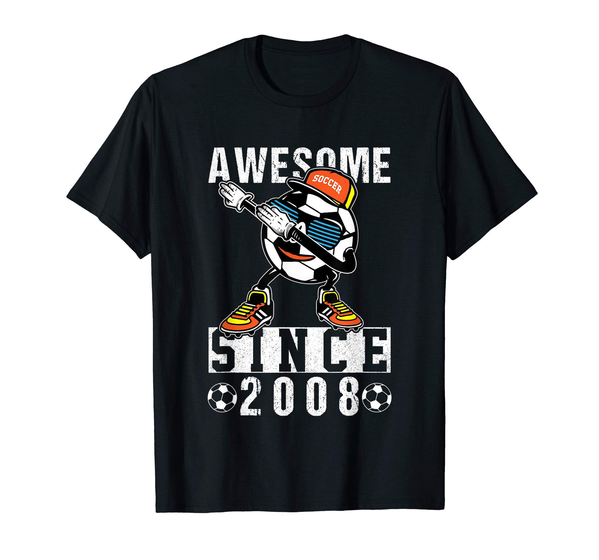 Awesome Since 2008 12Th Birthday T-Shirt - Minimalist Print Men Women - T-Shirt, Sweatshirt, Hoodie