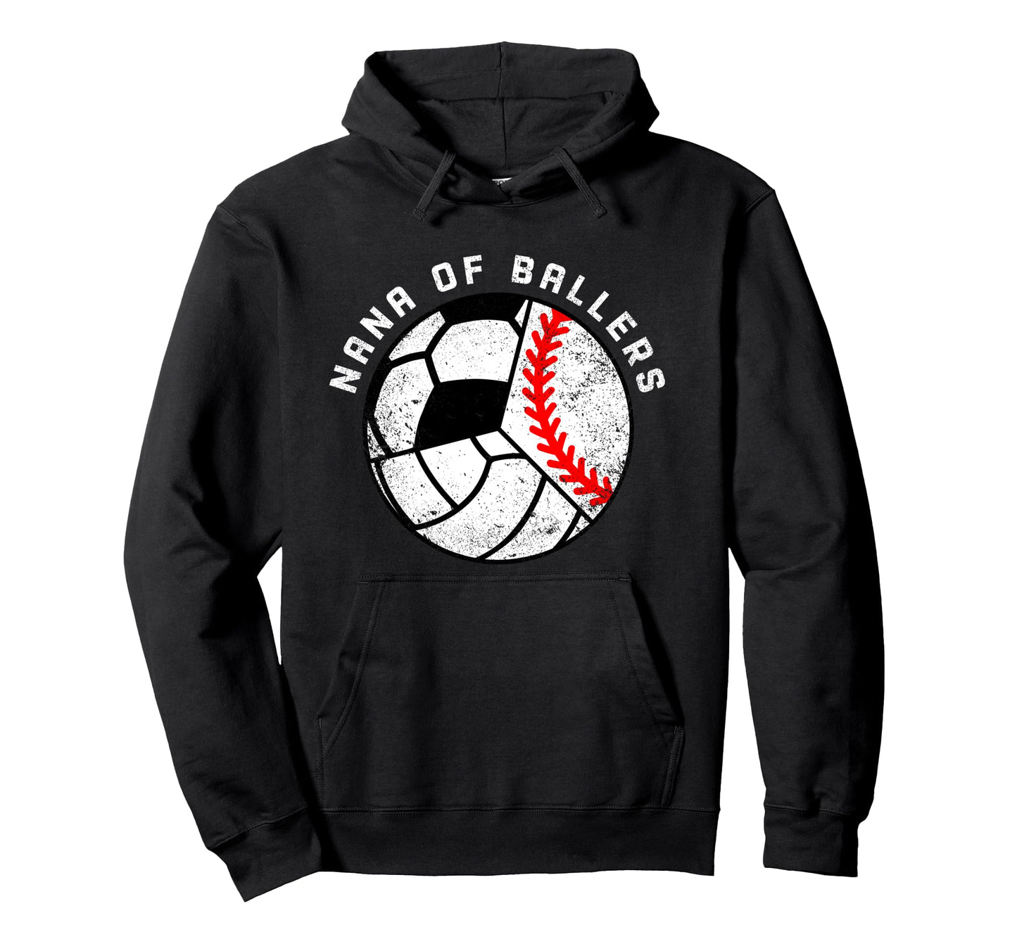 Nana Ballers Funny Baseball Hoodie - Custom Art Print for Adults - T-Shirt, Sweatshirt, Hoodie
