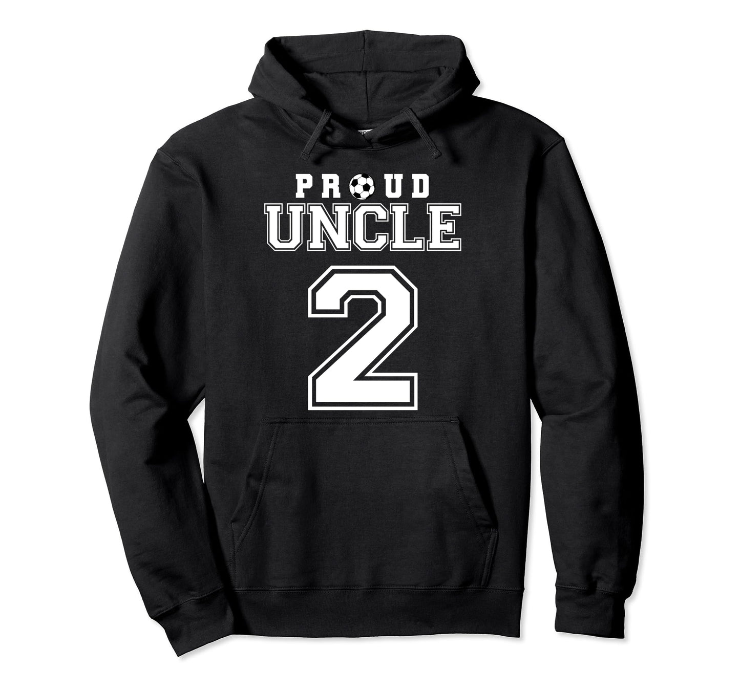 Number 2 Custom Proud Soccer Futbol Hoodie - Minimalist Print for Adults - T-Shirt, Sweatshirt, Hoodie