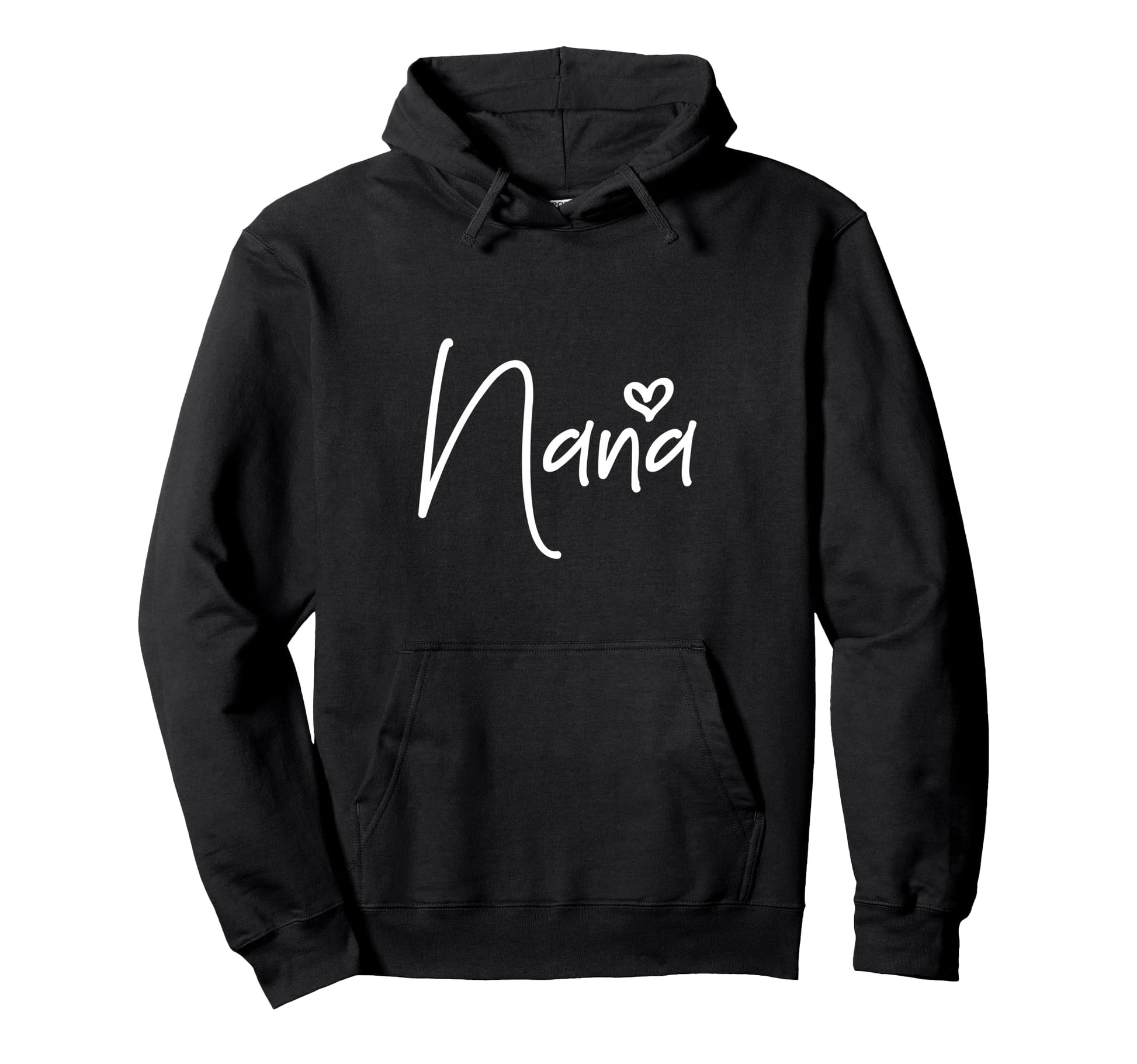 Nana Heart Grandma Mothers Day Birthday Hoodie - Graphic Print for Adults - T-Shirt, Sweatshirt, Hoodie
