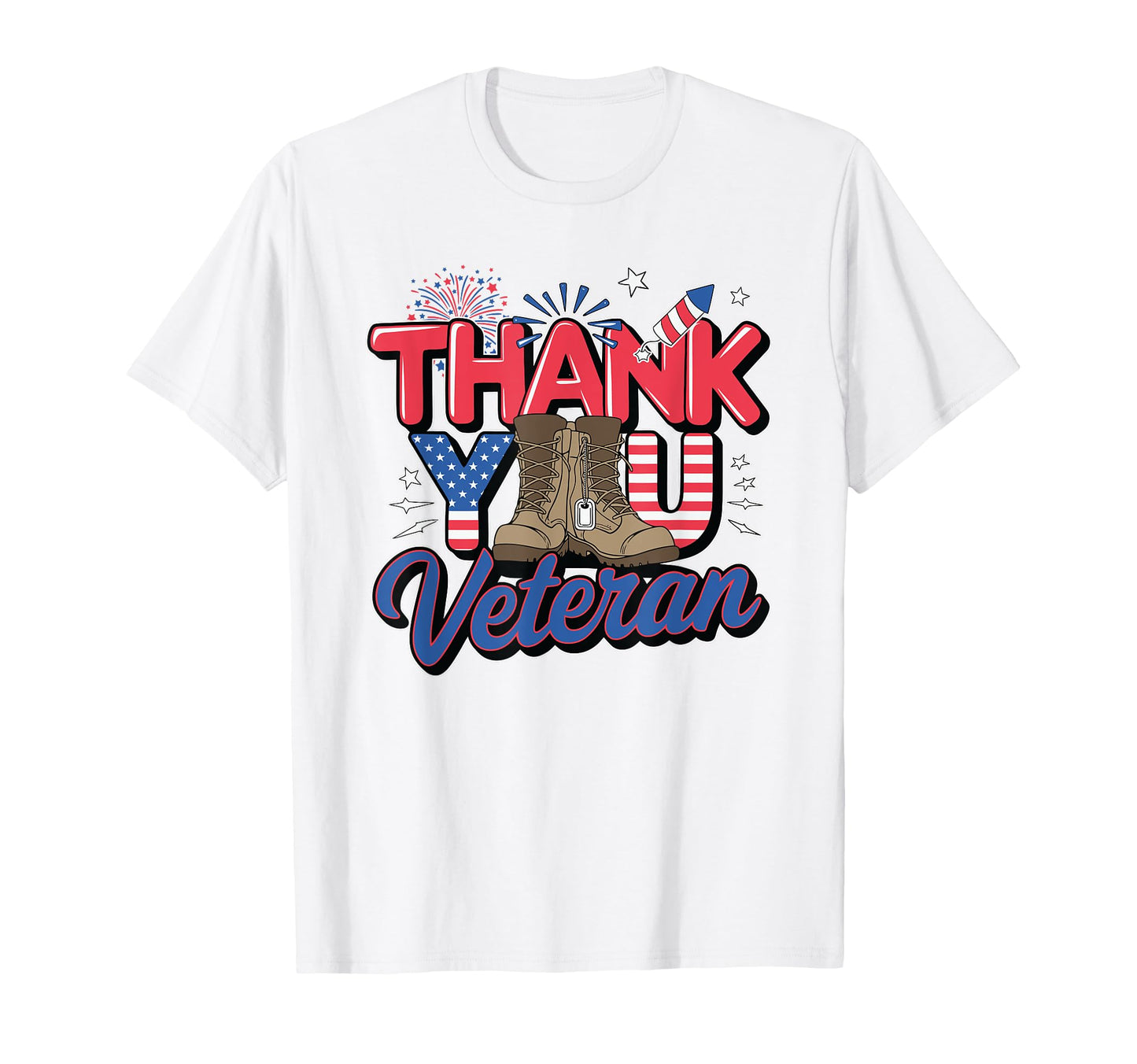 Thank You Veteran American Honor Dad T-Shirt - Trendy Graphic Unisex - T-Shirt, Sweatshirt, Hoodie
