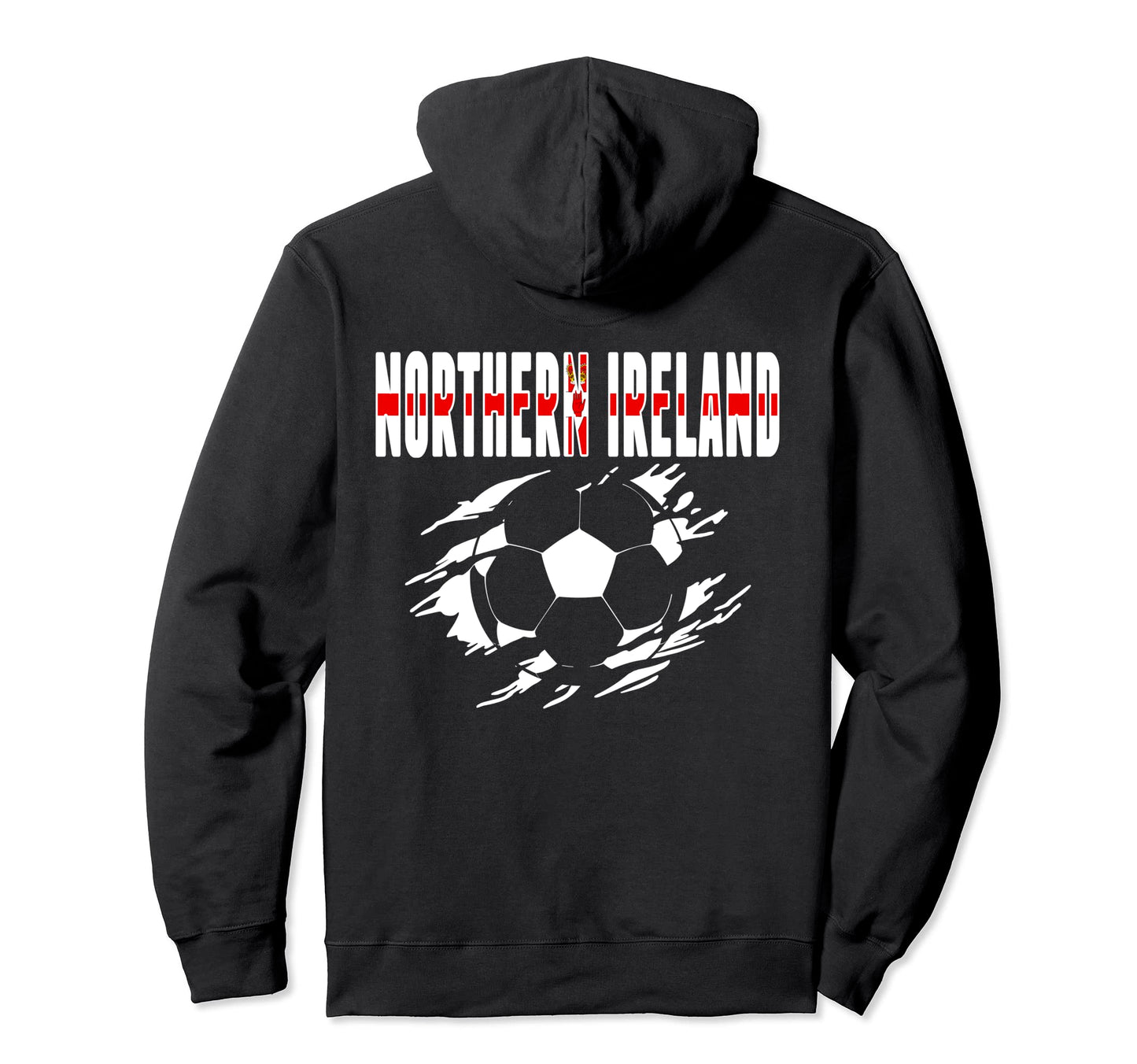 Northern Ireland Soccer Fans Jersey Hoodie - Streetwear Style Men Women - T-Shirt, Sweatshirt, Hoodie
