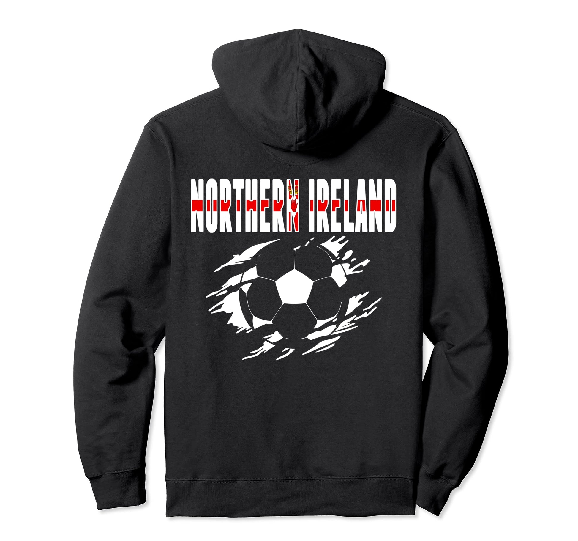 Northern Ireland Soccer Fans Jersey Hoodie - Streetwear Style Men Women - T-Shirt, Sweatshirt, Hoodie
