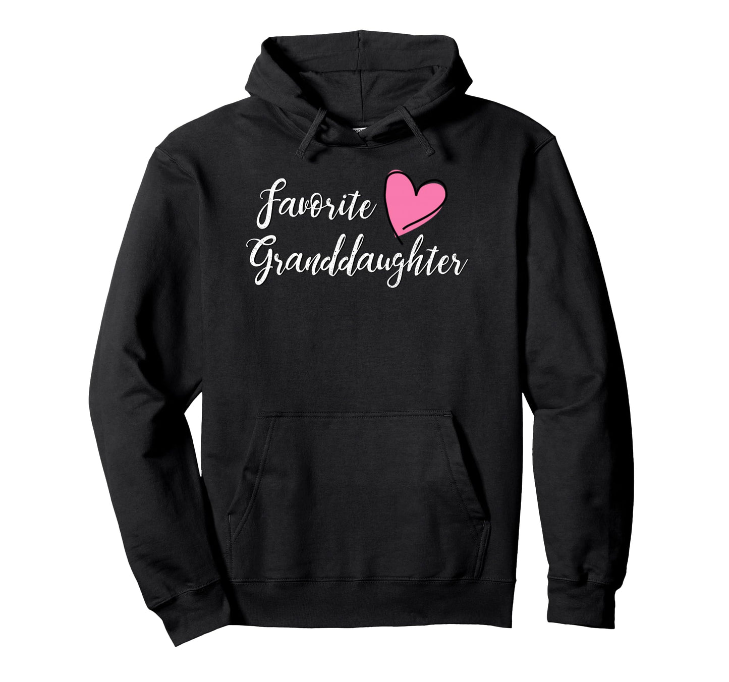 Favorite Granddaughter Heart Hoodie - Aesthetic Graphic Men Women - T-Shirt, Sweatshirt, Hoodie