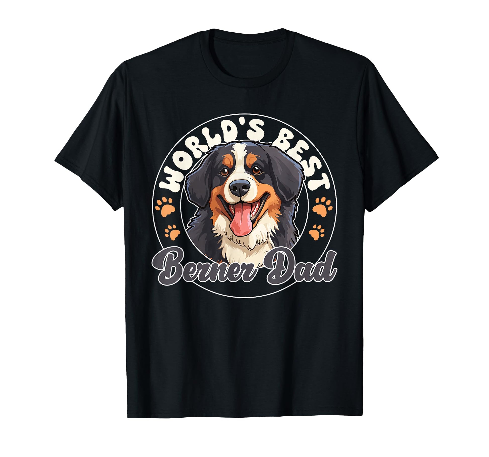 Bernese Mountain Dog Dog Worlds Best T-Shirt - Novelty Apparel Men Women - T-Shirt, Sweatshirt, Hoodie