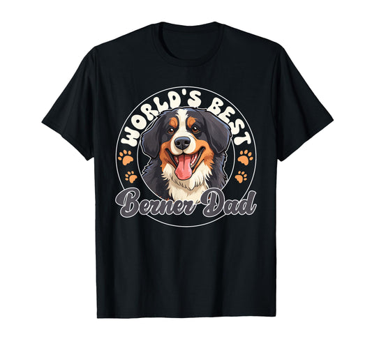 Bernese Mountain Dog Dog Worlds Best T-Shirt - Novelty Apparel Men Women - T-Shirt, Sweatshirt, Hoodie