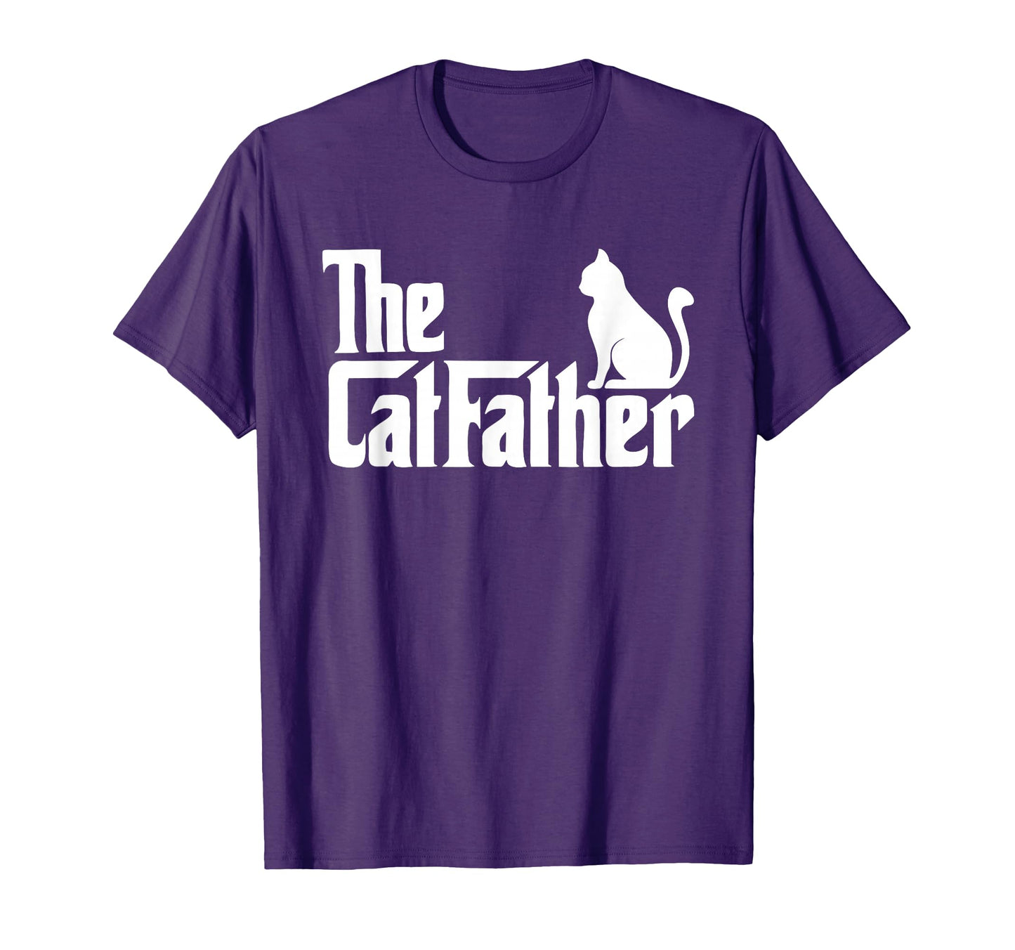 Catfather Funny Cats Dad Kitten Lover T-Shirt - Custom Art Print Men Women - T-Shirt, Sweatshirt, Hoodie