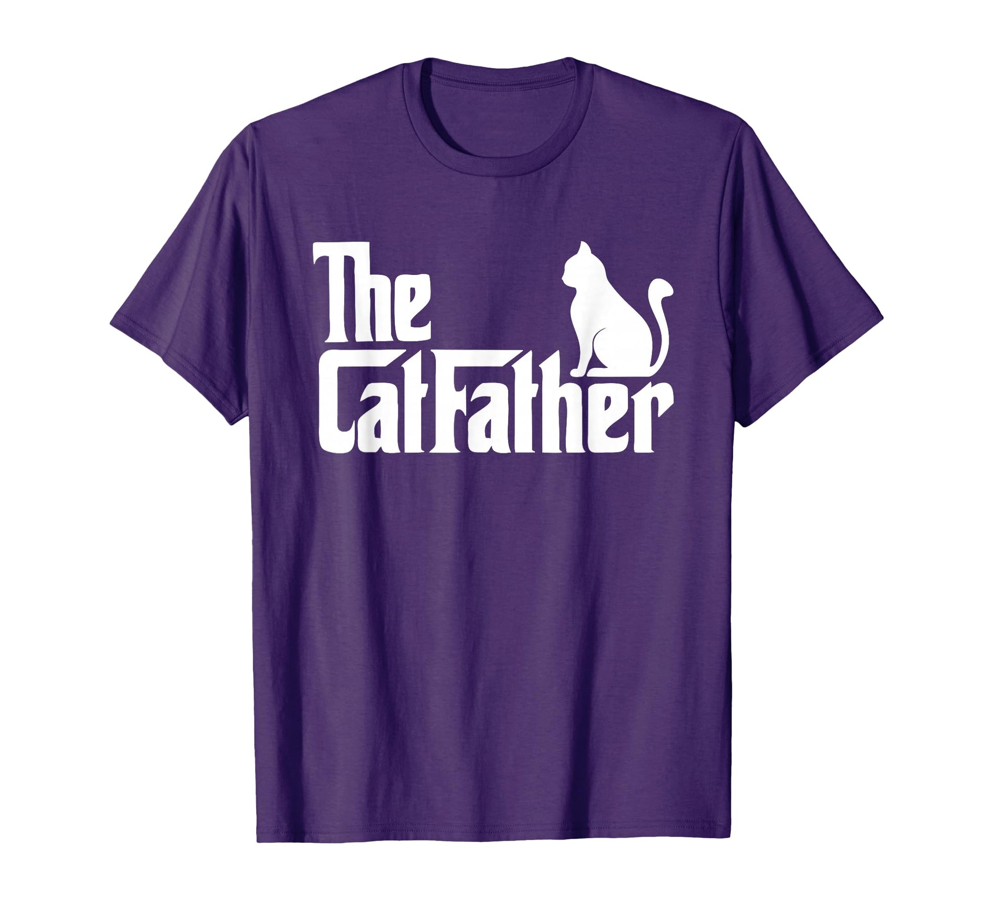 Catfather Funny Cats Dad Kitten Lover T-Shirt - Custom Art Print Men Women - T-Shirt, Sweatshirt, Hoodie