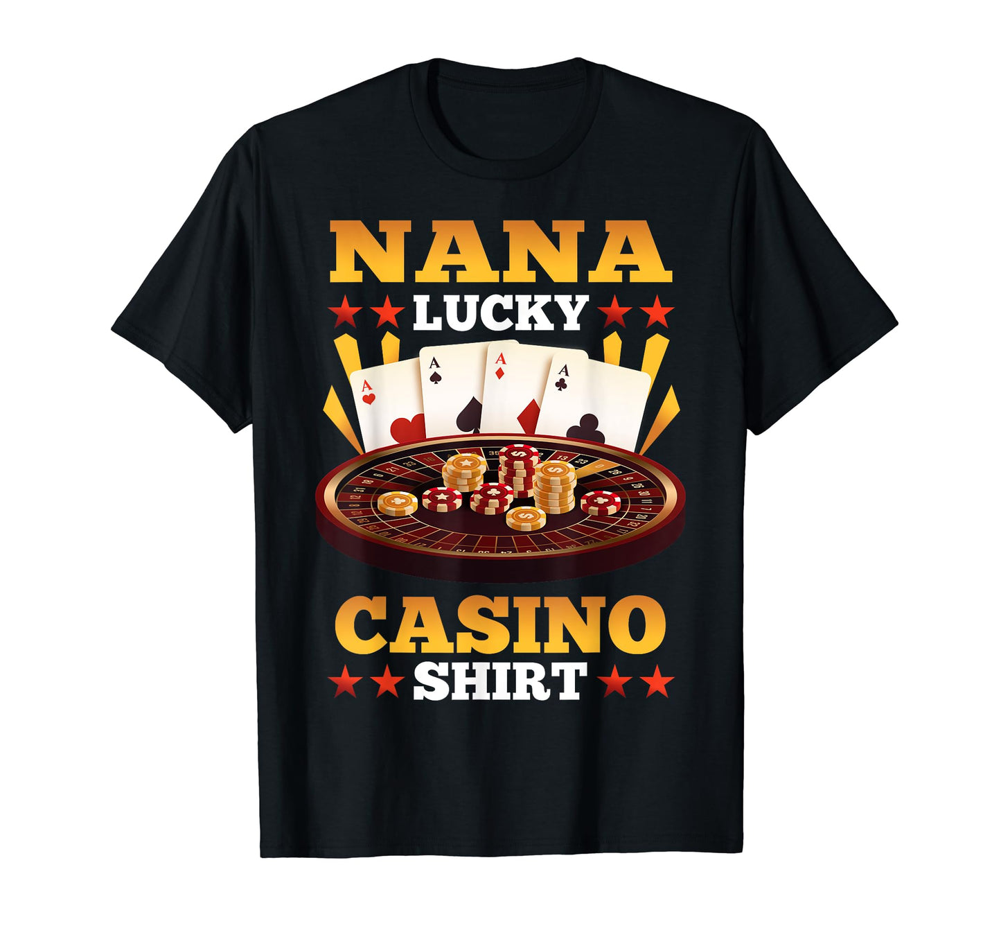 Casino Nana Lucky Casino Matching T-Shirt - Custom Art Print for Adults - T-Shirt, Sweatshirt, Hoodie