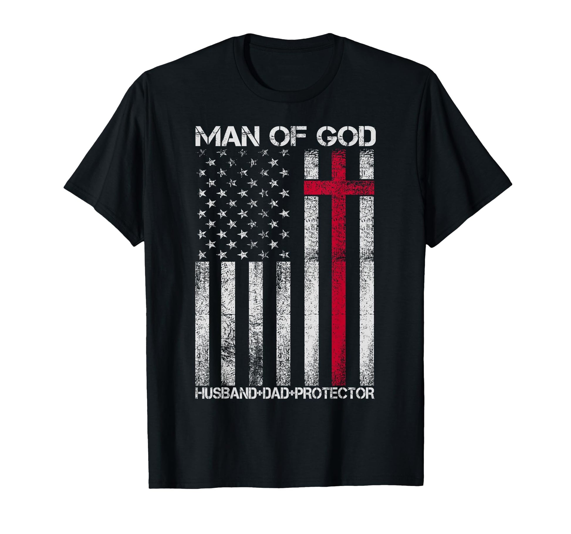 God Husband Dad Protector Religious T-Shirt - Unique Graphic for Adults - T-Shirt, Sweatshirt, Hoodie