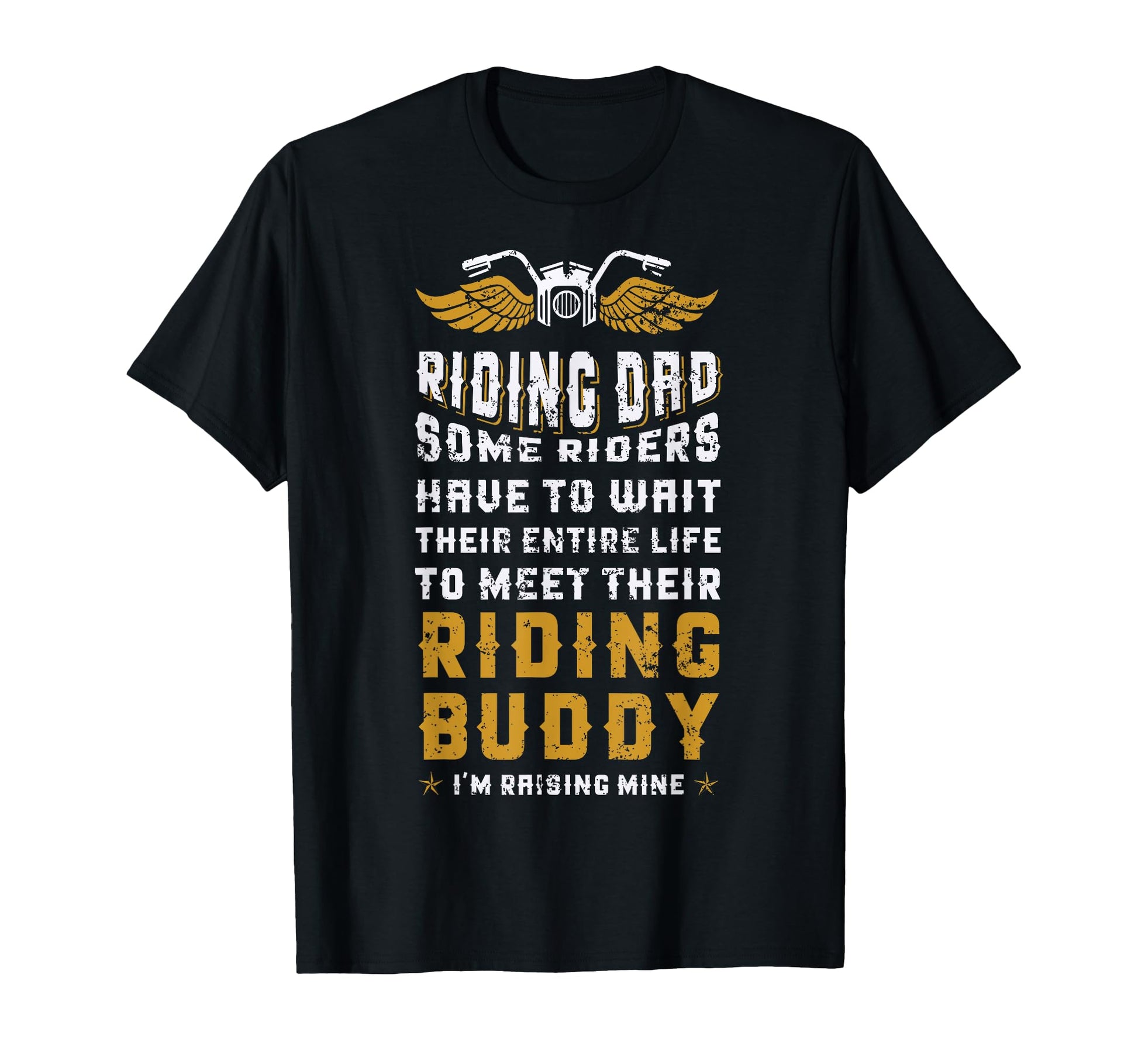 Riding Dad Father Son Biker T-Shirt - Novelty Apparel for Adults - T-Shirt, Sweatshirt, Hoodie