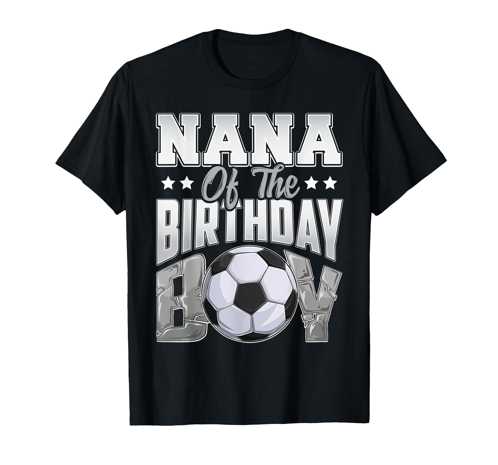 Nana Soccer Birthday Family Baller B Day T-Shirt - Custom Art Print Unisex - T-Shirt, Sweatshirt, Hoodie