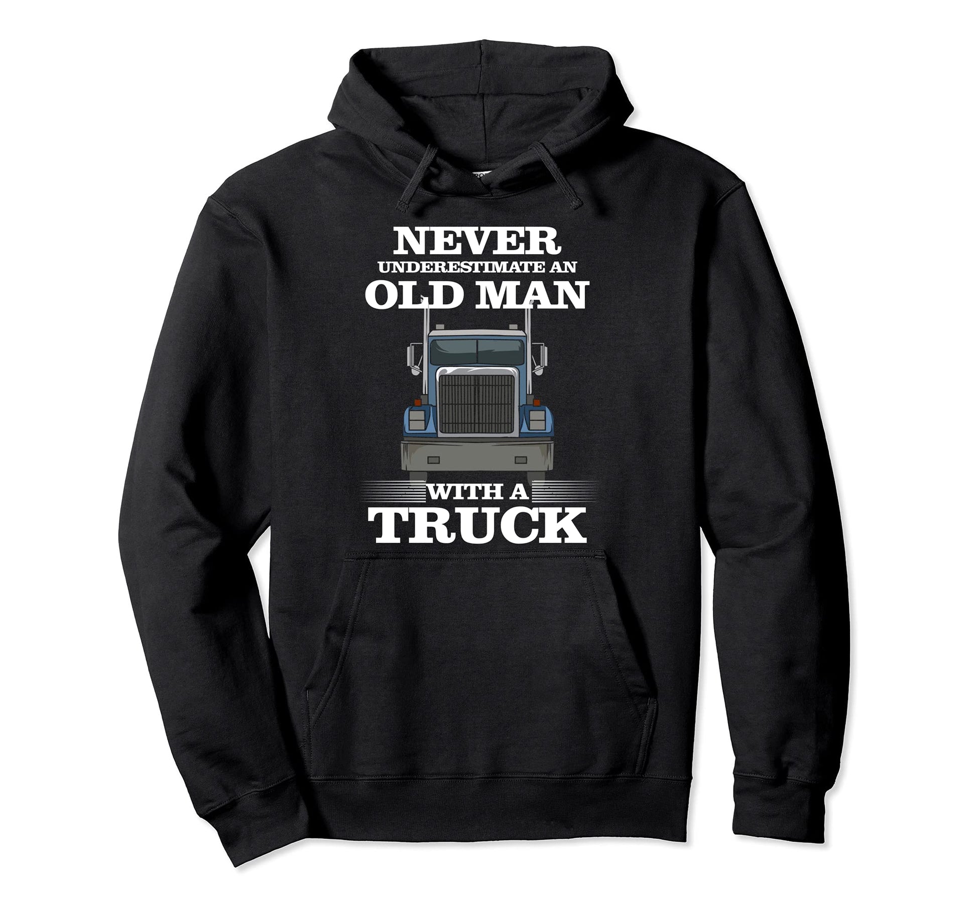 Never Underestimate Old Truck Gift Hoodie - Novelty Apparel Men Women - T-Shirt, Sweatshirt, Hoodie