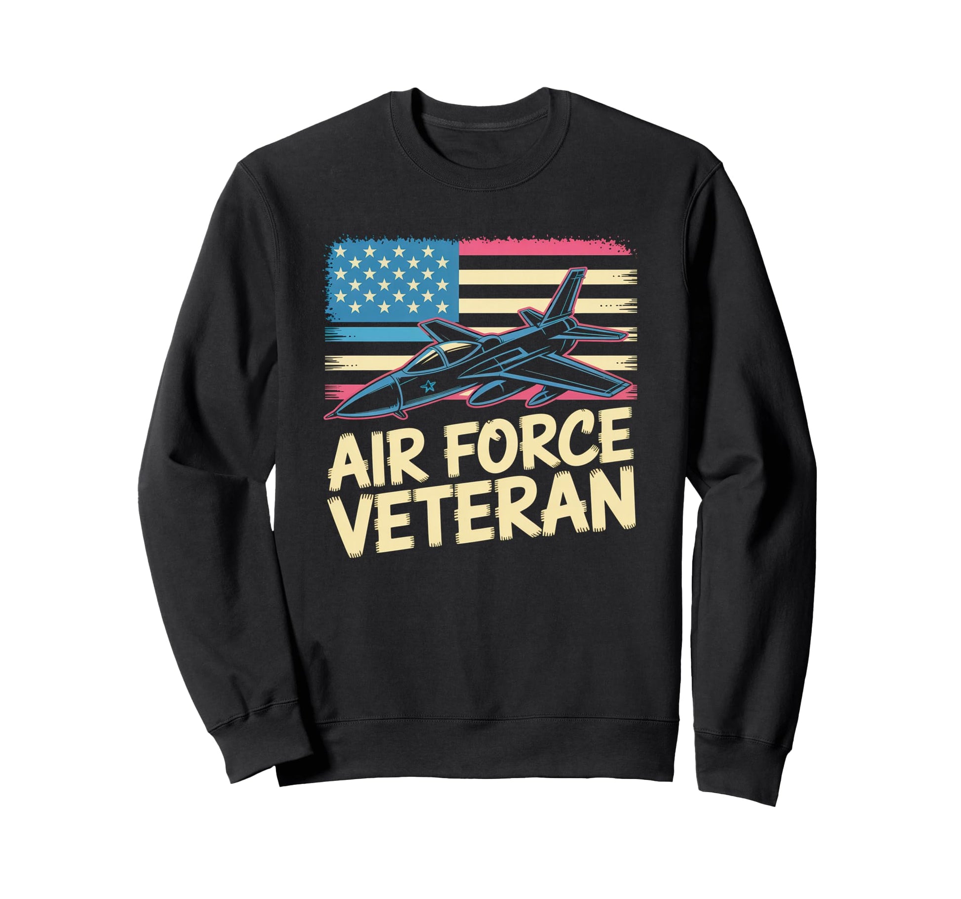 Air Force Veteran Us American Sweatshirt - Custom Art Print for Adults - T-Shirt, Sweatshirt, Hoodie