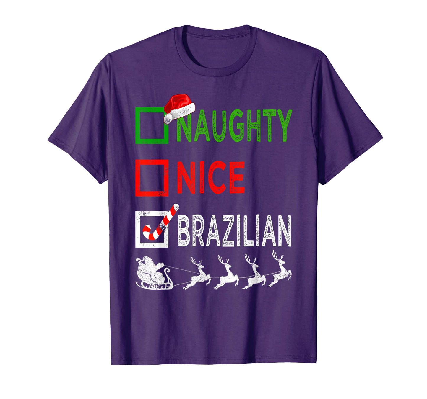 Naughty Nice Brazilian Pajamas Funny T-Shirt - Minimalist Print for Adults - T-Shirt, Sweatshirt, Hoodie