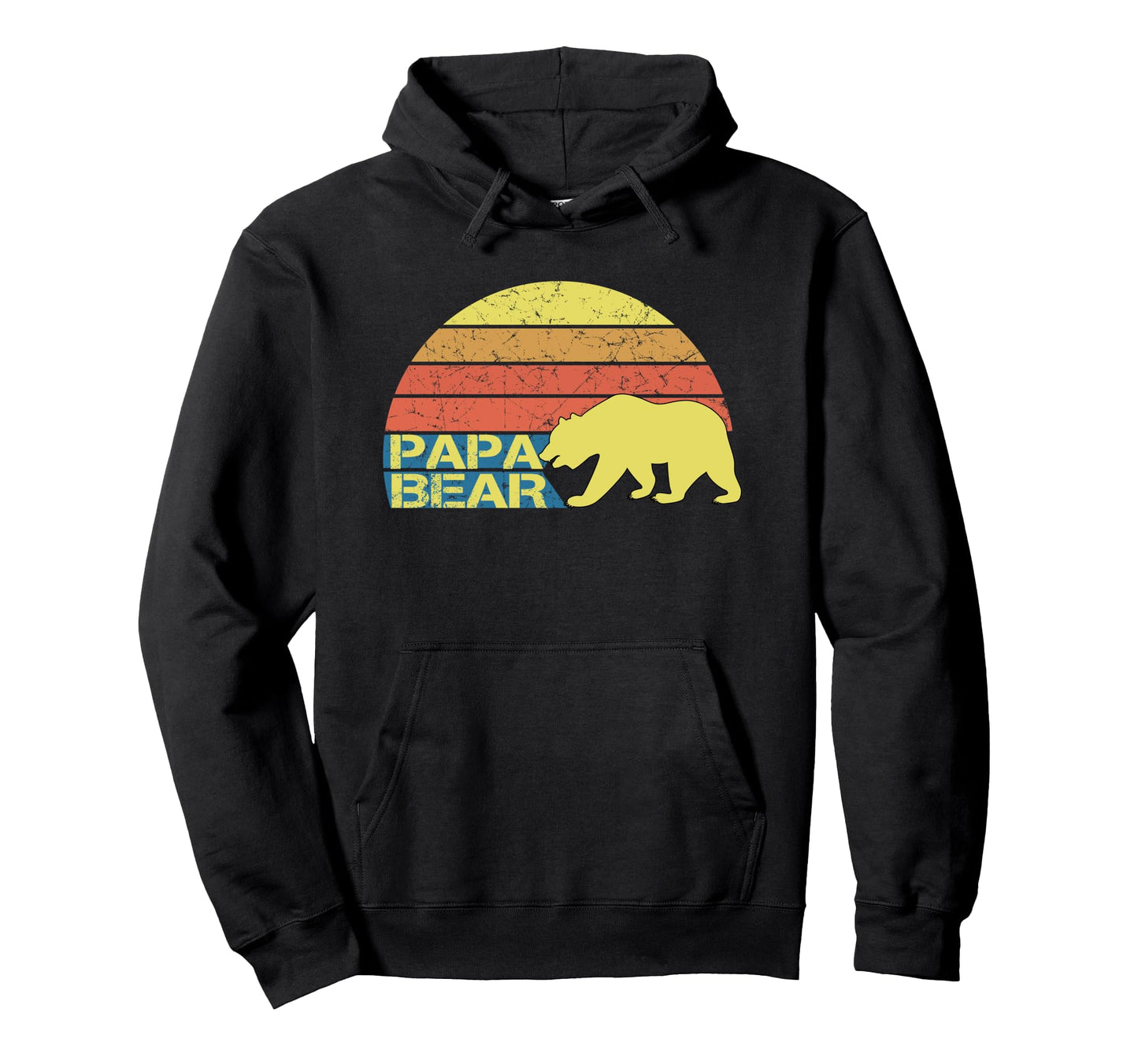 Papa Bear Hoodie - Custom Art Print Men Women - T-Shirt, Sweatshirt, Hoodie