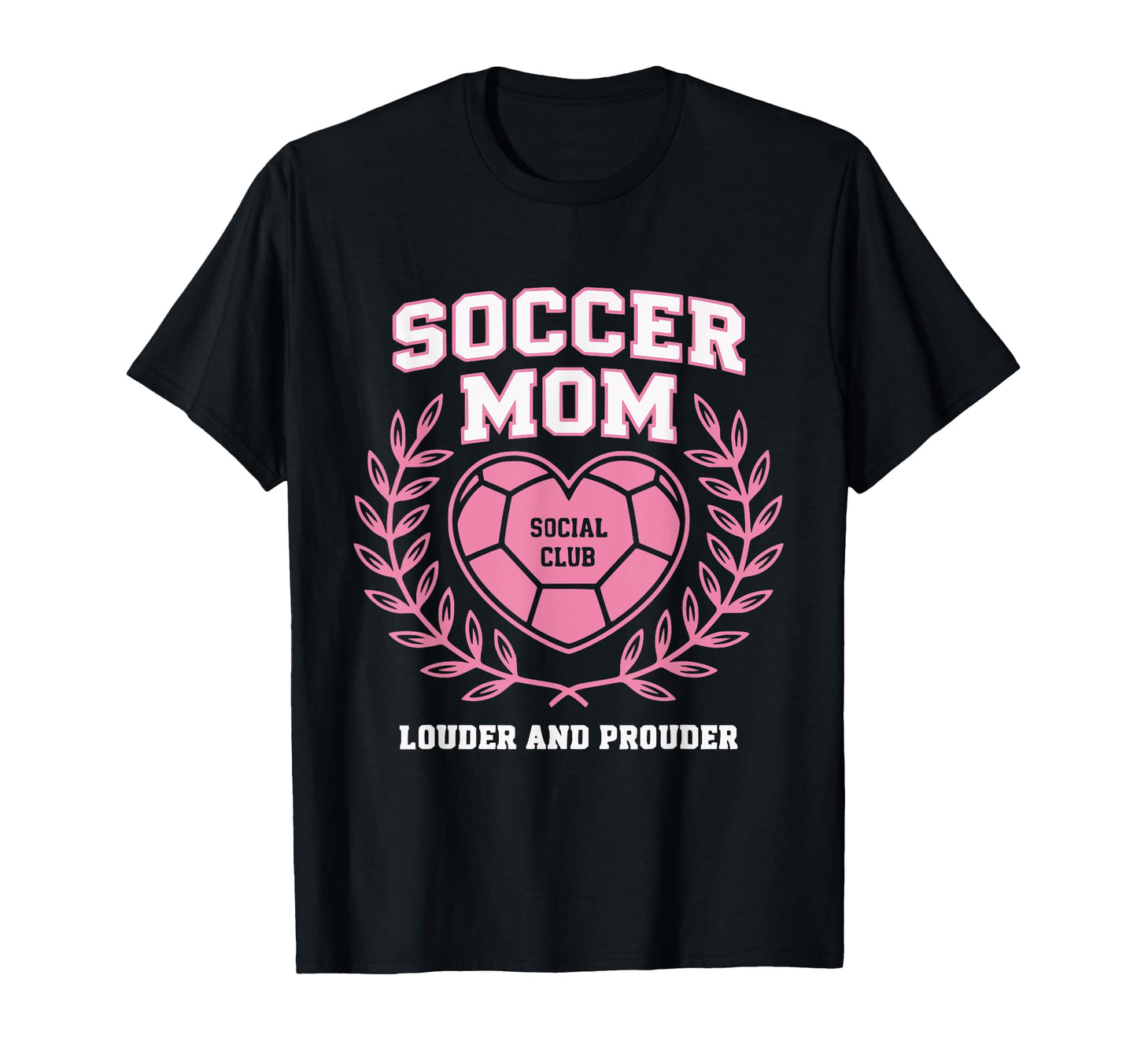 Soccer Mom Social Club Heart Sideline T-Shirt - Graphic Print for Adults - T-Shirt, Sweatshirt, Hoodie