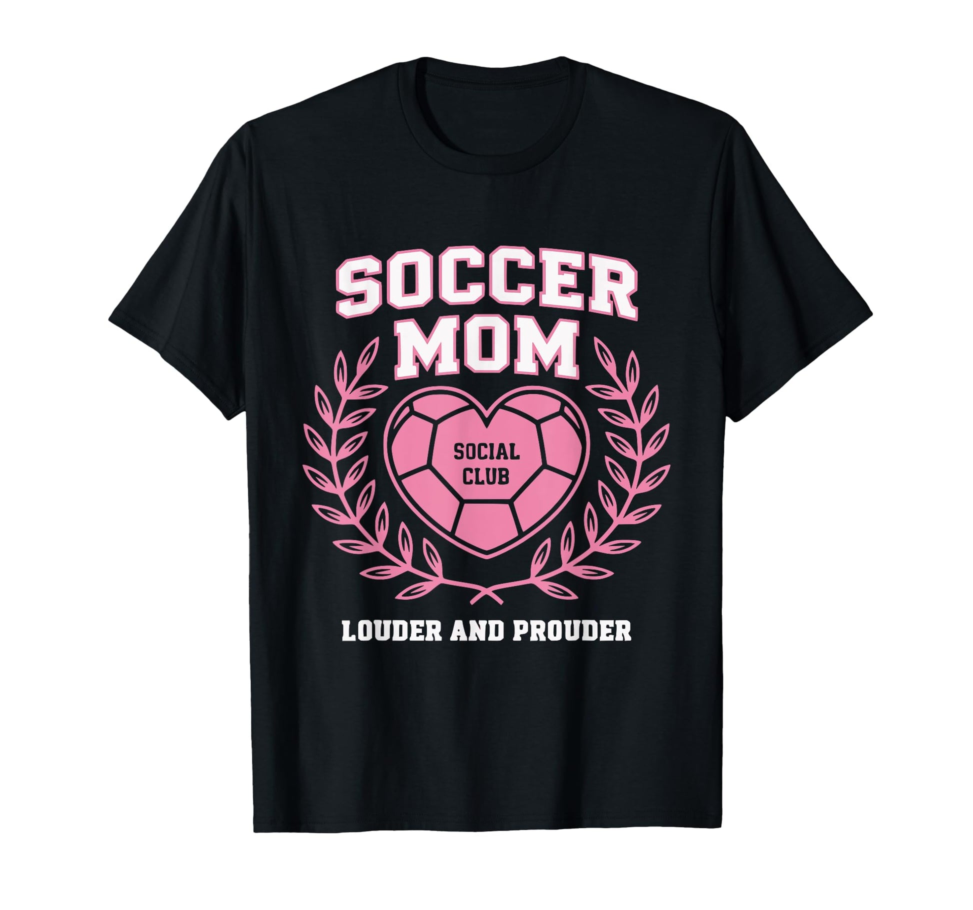 Soccer Mom Social Club Heart Sideline T-Shirt - Graphic Print for Adults - T-Shirt, Sweatshirt, Hoodie