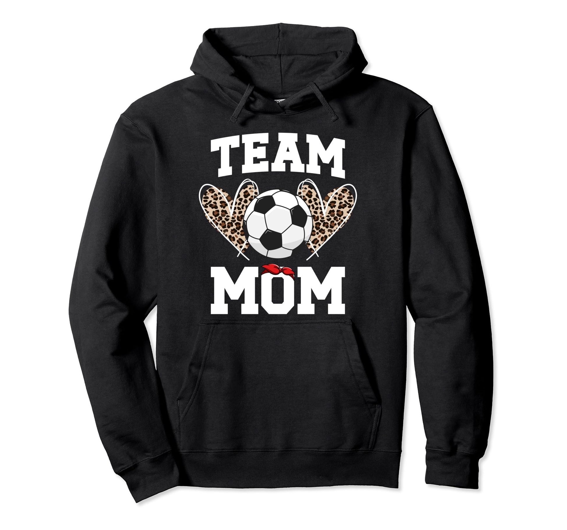 Team Mom Heart Soccer Team Mom Soccer Team Hoodie - Unique Graphic Unisex - T-Shirt, Sweatshirt, Hoodie