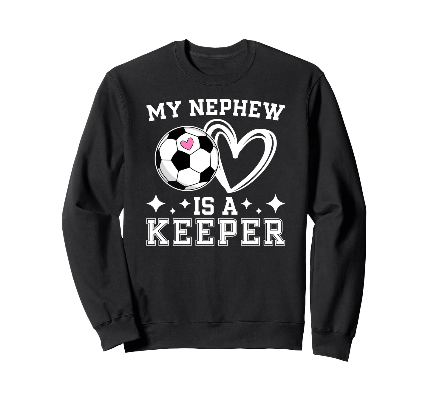 Proud Soccer Keeper Aunt Soccer Sweatshirt - Graphic Print for Adults - T-Shirt, Sweatshirt, Hoodie