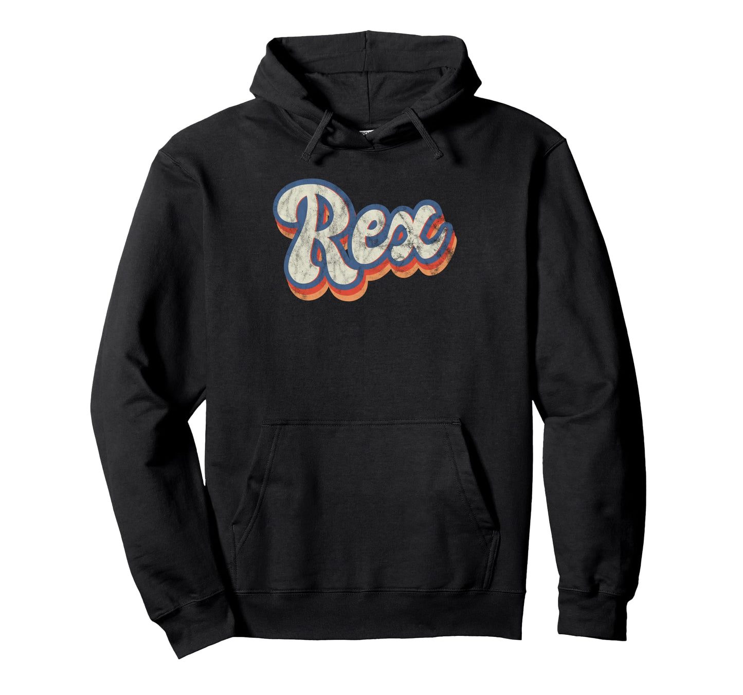 Rex Personalized Name Custom Hoodie - Fun Novelty Design for Adults - T-Shirt, Sweatshirt, Hoodie