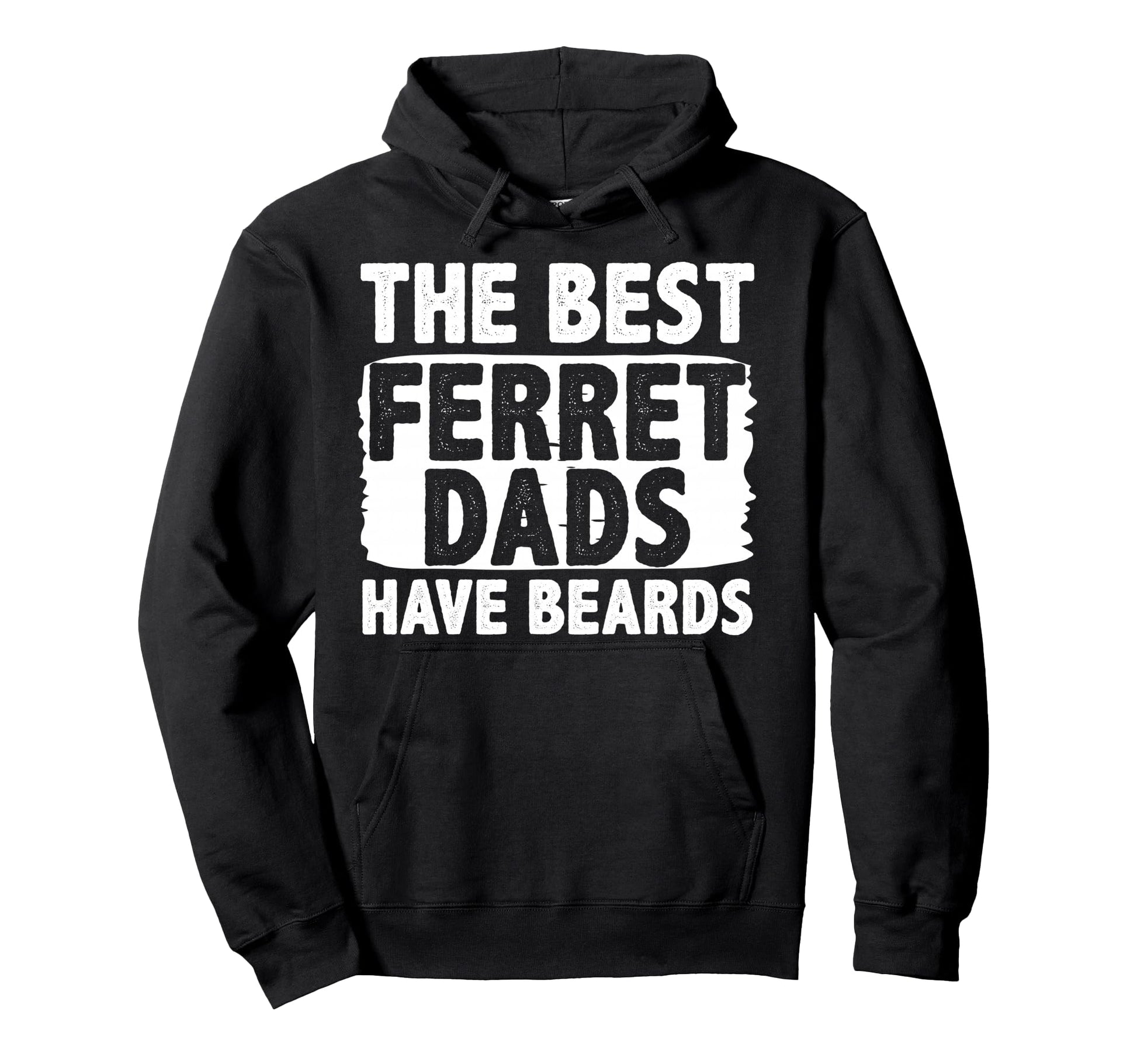 Ferret Dad Beard Funny Dads Hoodie - Graphic Print Unisex - T-Shirt, Sweatshirt, Hoodie