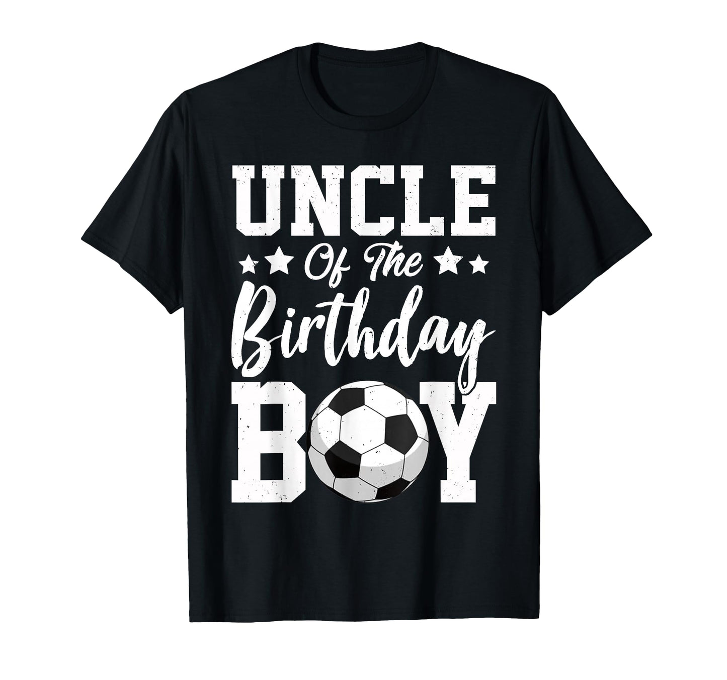 Uncle Birthday Soccer Matching T-Shirt - Aesthetic Graphic for Adults - T-Shirt, Sweatshirt, Hoodie