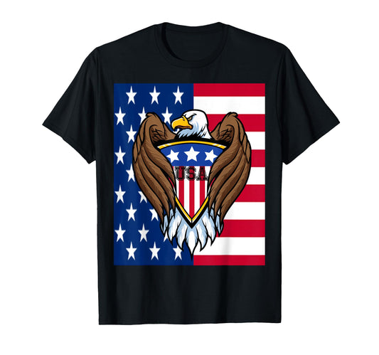 American Soccer Jersey Red Blue White T-Shirt - Minimalist Print Unisex - T-Shirt, Sweatshirt, Hoodie