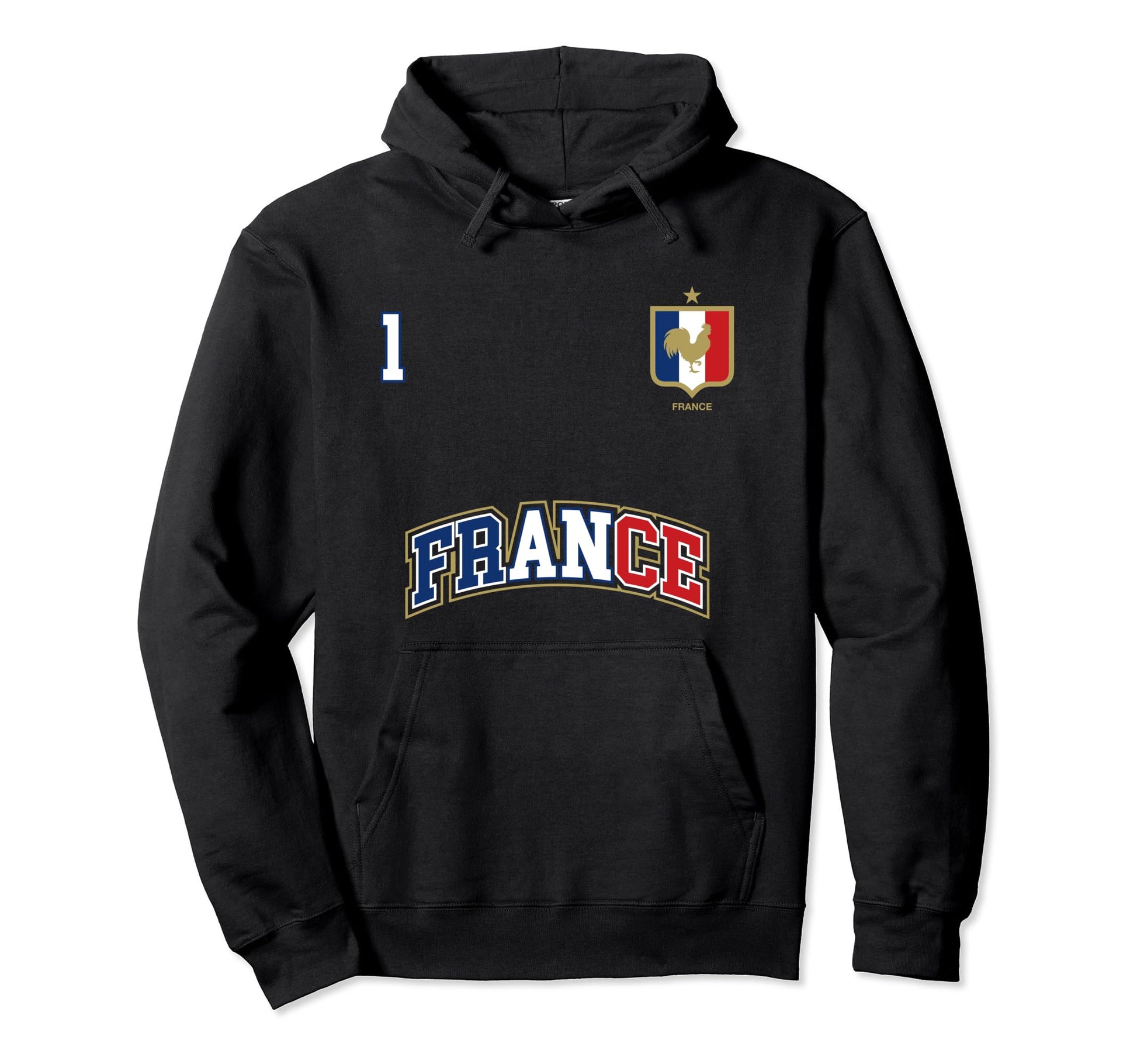 France Number 1 Soccer Team Sports Hoodie - Trendy Graphic Men Women - T-Shirt, Sweatshirt, Hoodie
