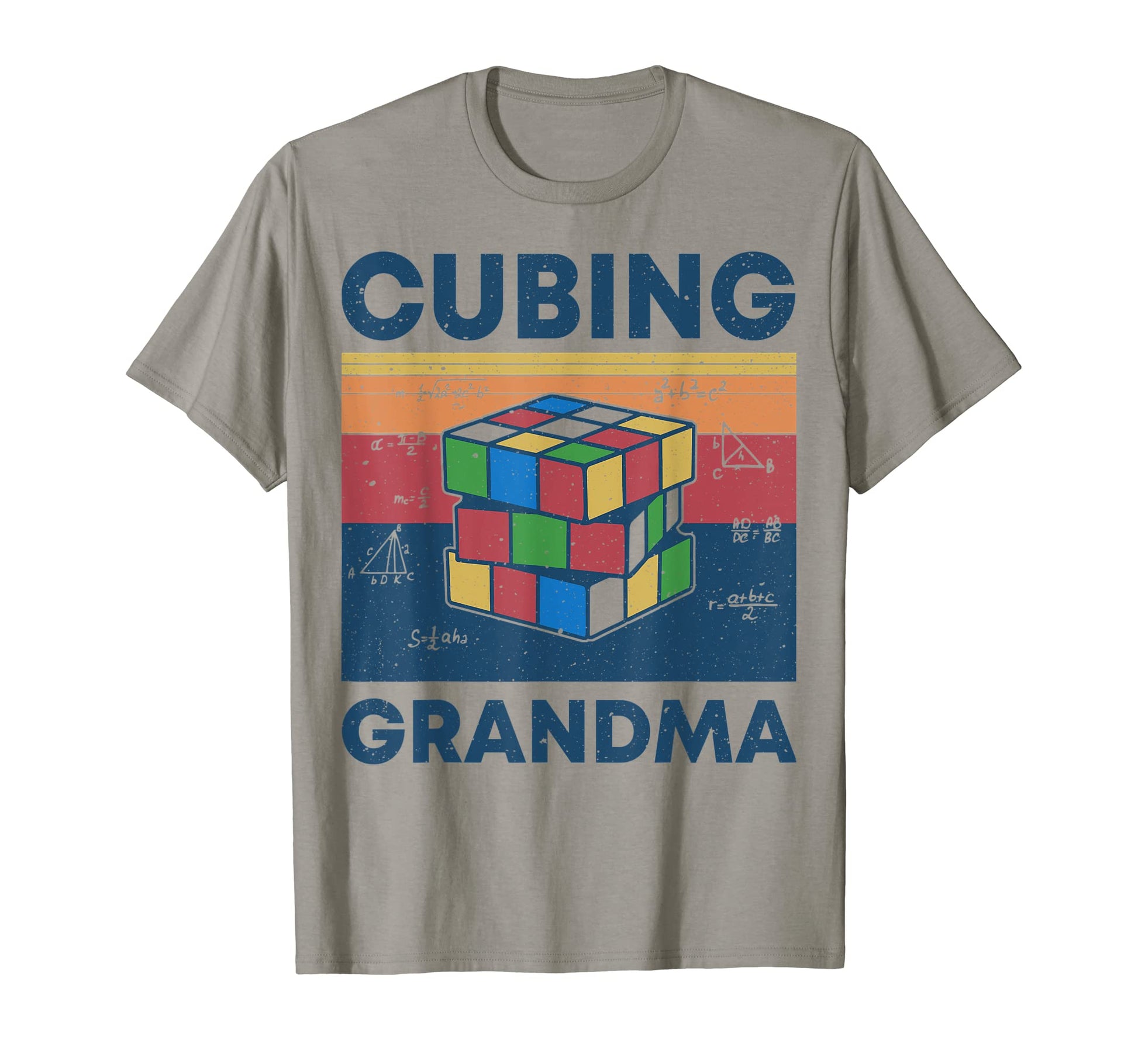 Cubing Grandma Funny Speedcubing T-Shirt - Aesthetic Graphic for Adults - T-Shirt, Sweatshirt, Hoodie
