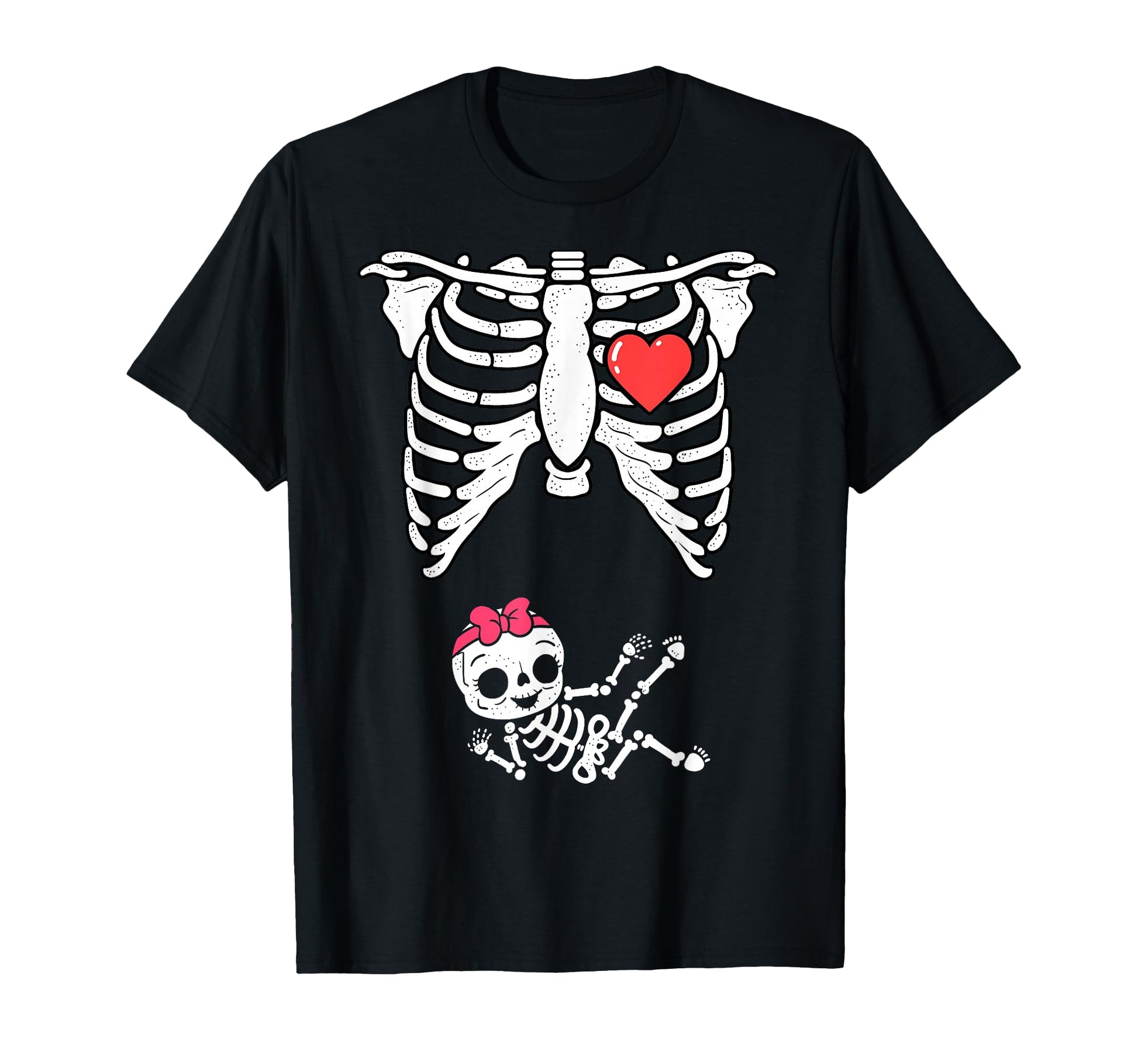 Skeleton Pregnancy Announcement T-Shirt - Casual Everyday Wear Men Women - T-Shirt, Sweatshirt, Hoodie