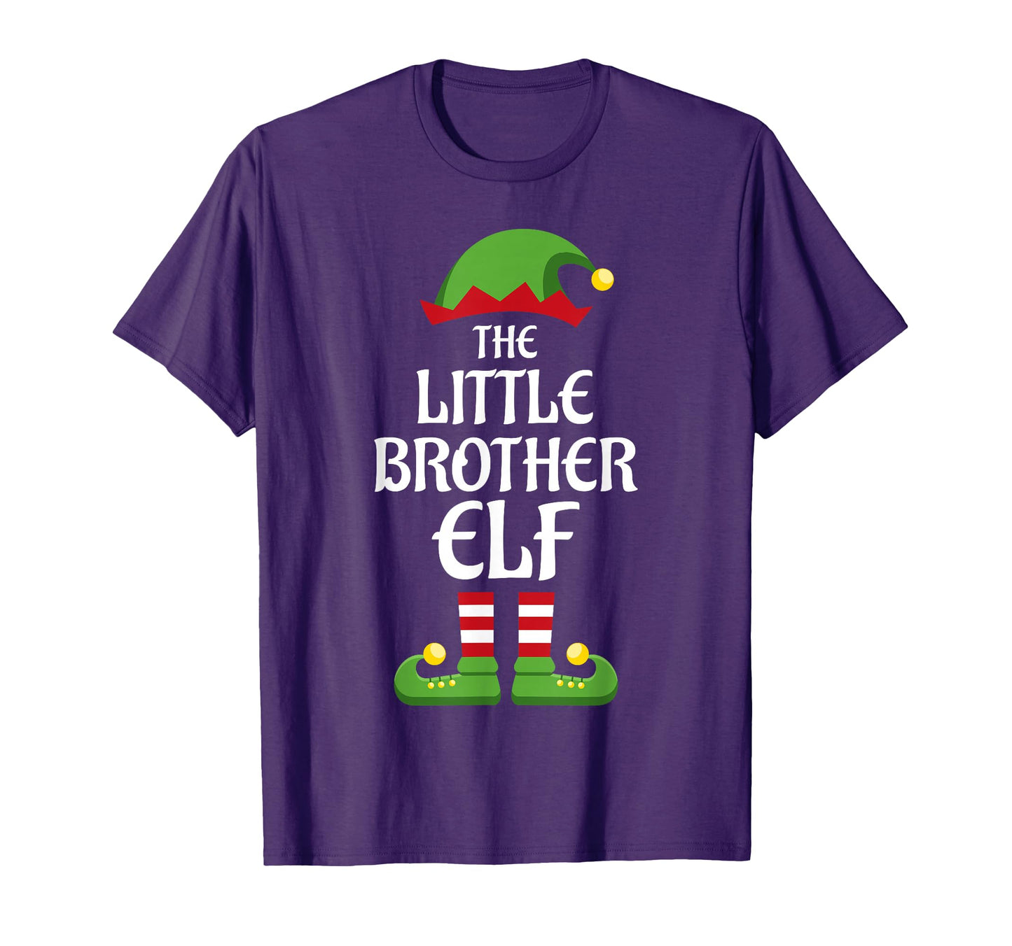 Little Brother Elf Family Matching Group T-Shirt - Aesthetic Graphic Unisex - T-Shirt, Sweatshirt, Hoodie