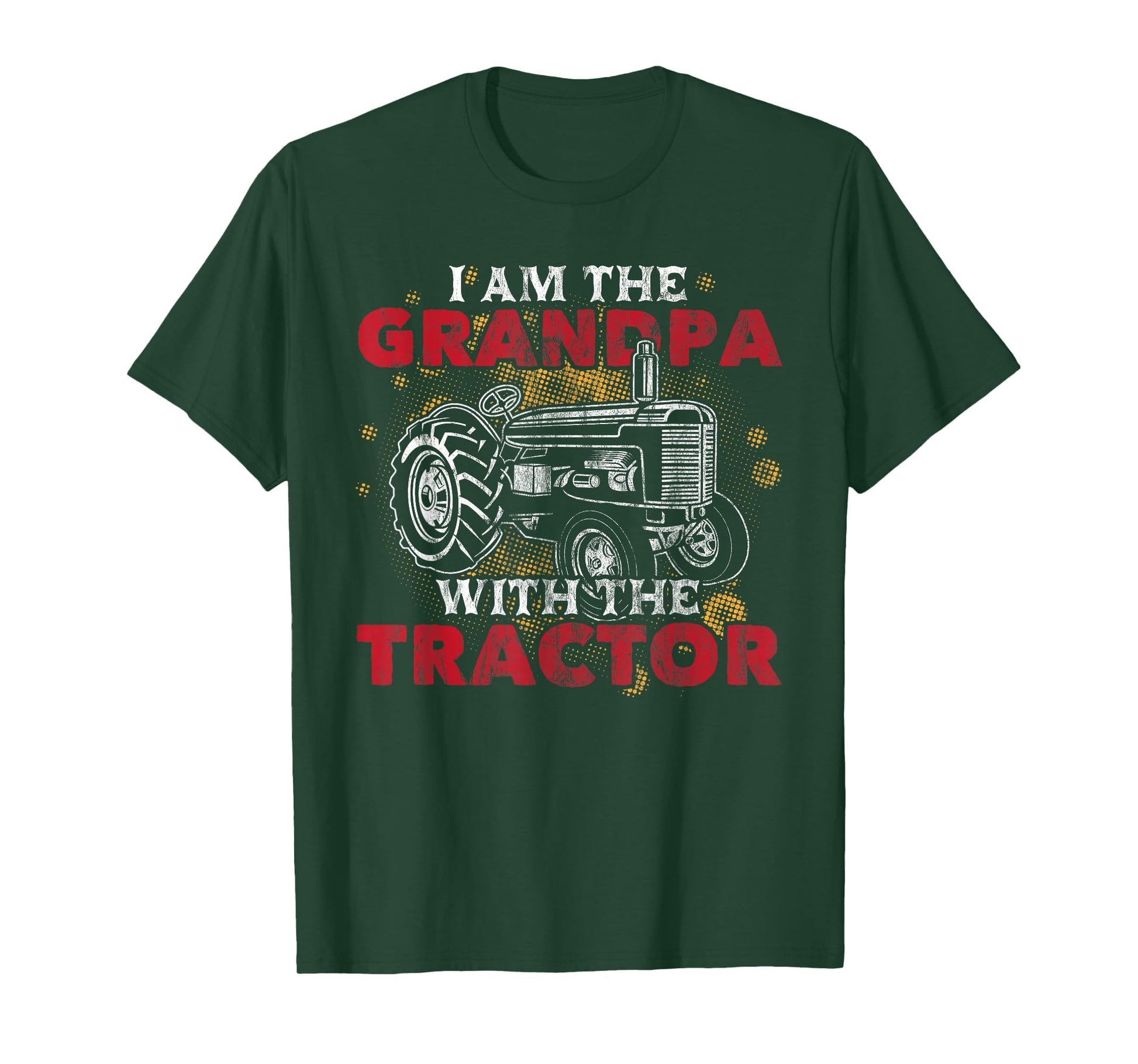 Grandpa Tractor Grandfather Funny T-Shirt - Unique Graphic Men Women - T-Shirt, Sweatshirt, Hoodie