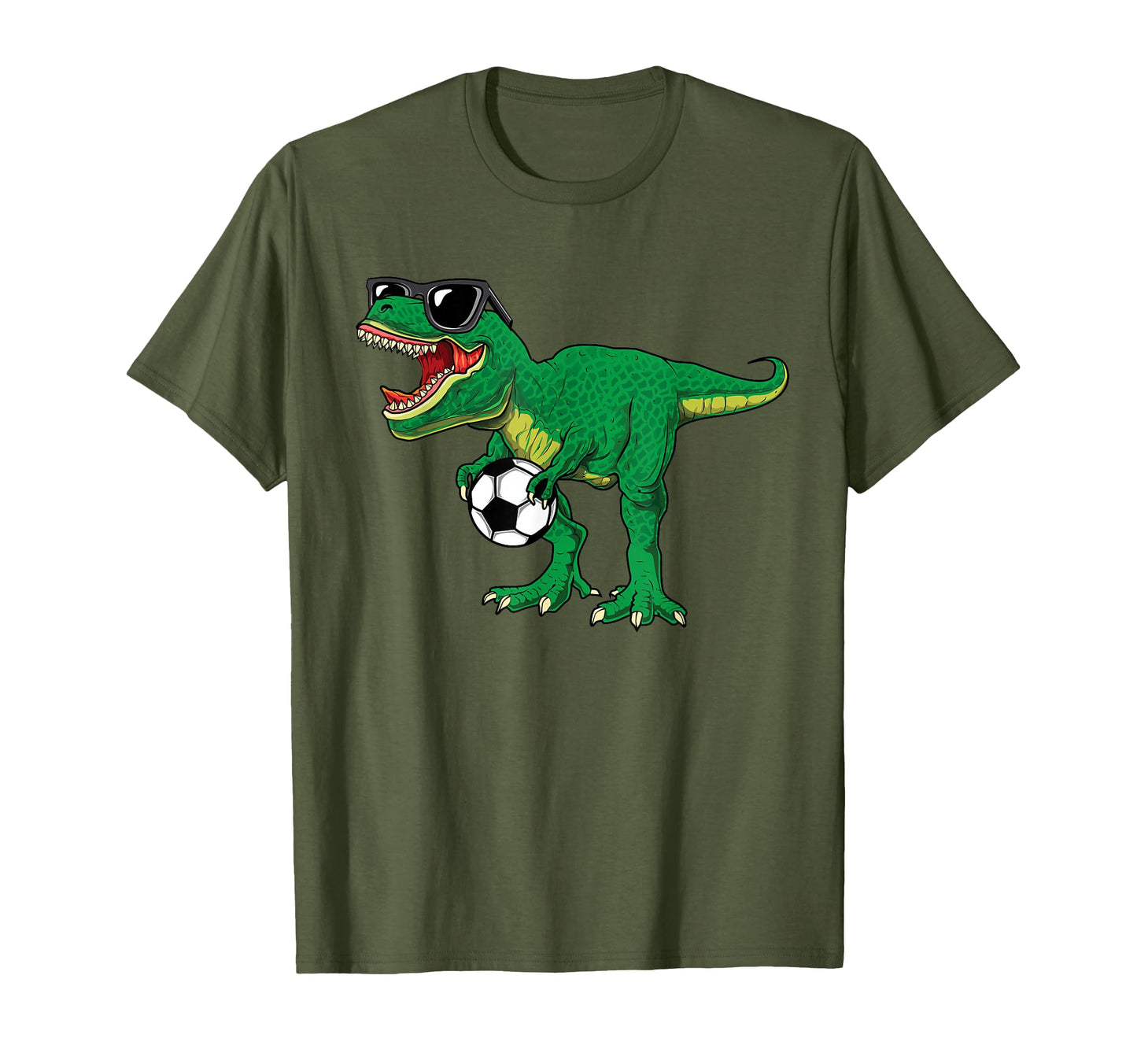 T Rex Dinosaur Soccer Player Trex Dino T-Shirt - Trendy Graphic for Adults - T-Shirt, Sweatshirt, Hoodie