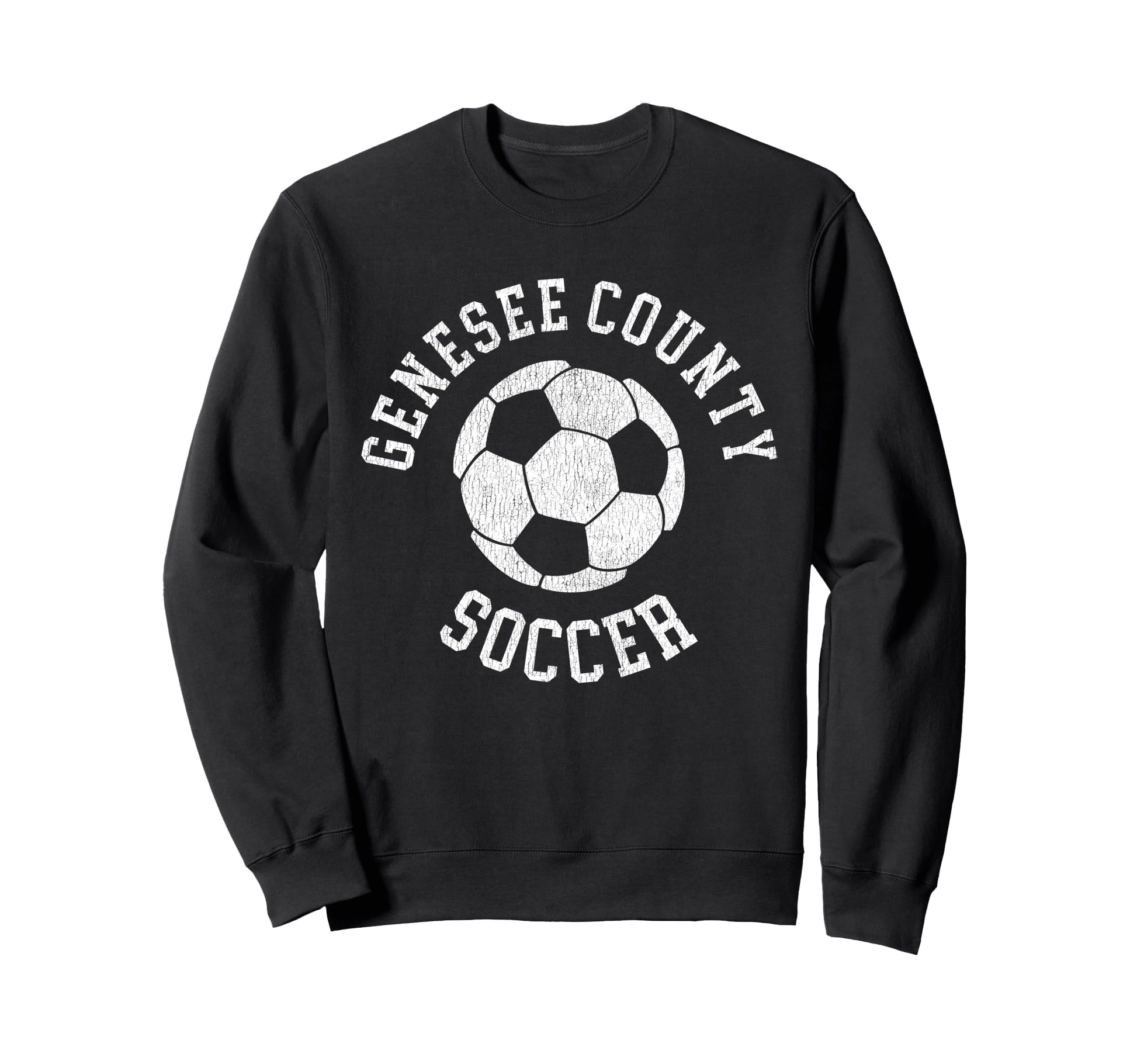 Genesee County Soccer Sweatshirt - Fun Novelty Design for Adults - T-Shirt, Sweatshirt, Hoodie
