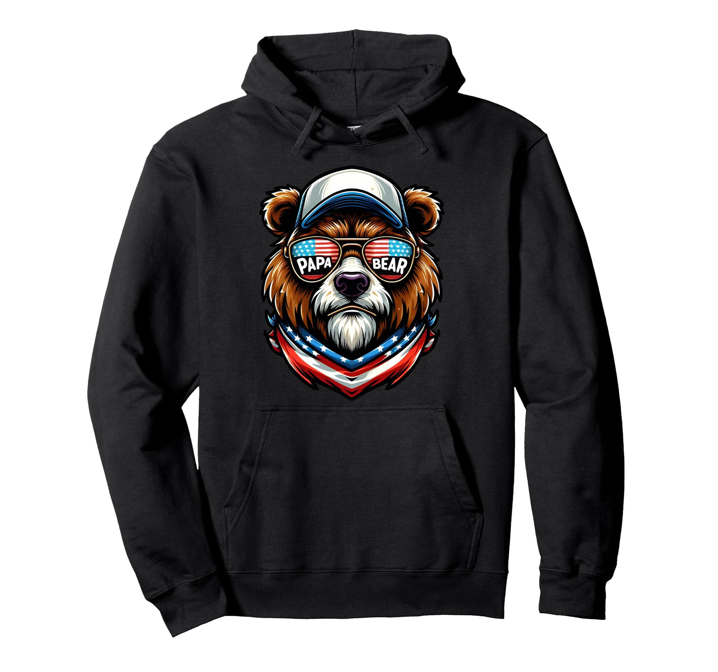 Papa Bear Gifts Funny Birthday Fun Gift Hoodie - Unique Graphic for Adults - T-Shirt, Sweatshirt, Hoodie