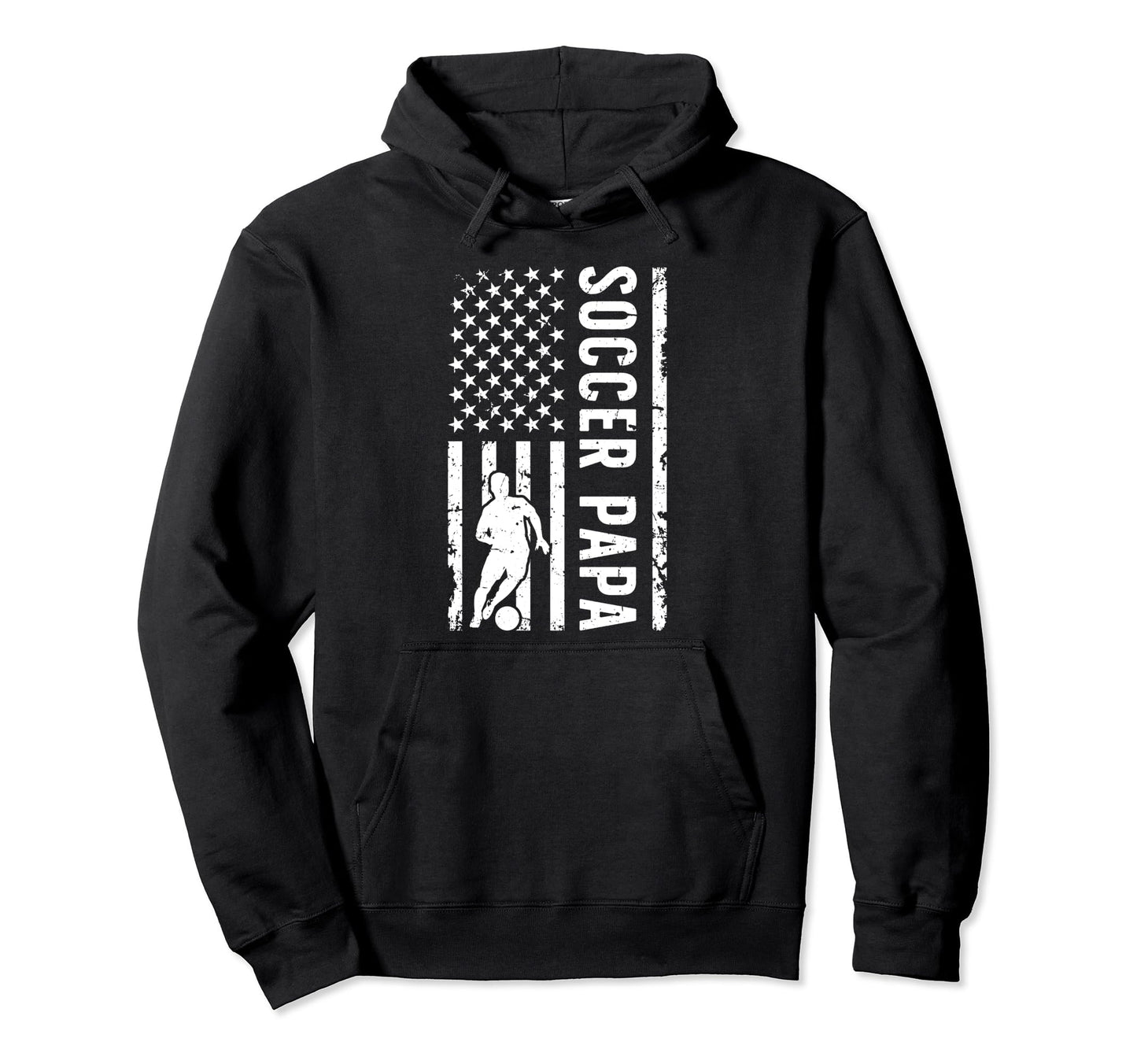 Soccer Papa Grandpa Papa Soccer Player Hoodie - Novelty Apparel for Adults - T-Shirt, Sweatshirt, Hoodie