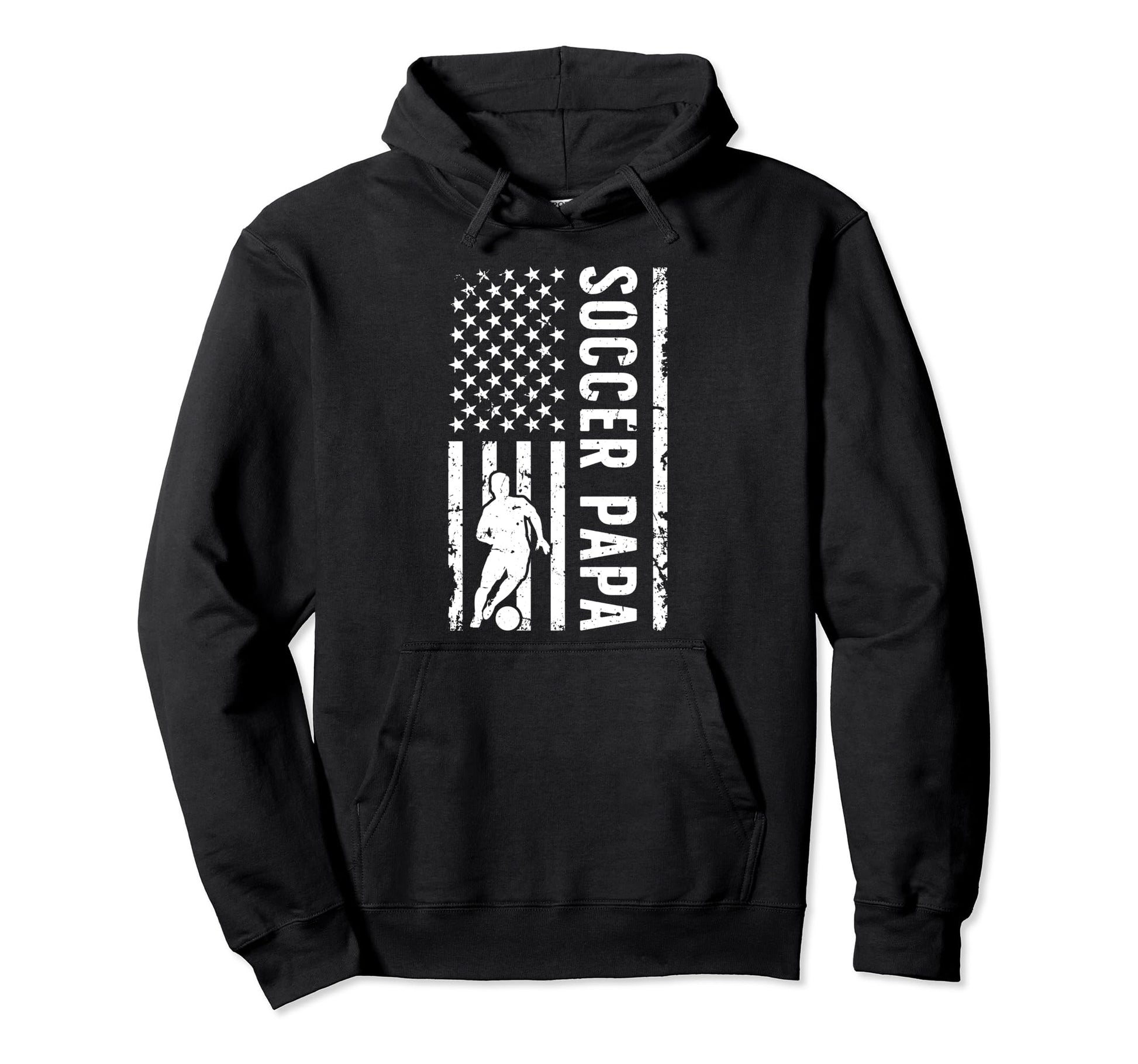 Soccer Papa Grandpa Papa Soccer Player Hoodie - Novelty Apparel for Adults - T-Shirt, Sweatshirt, Hoodie