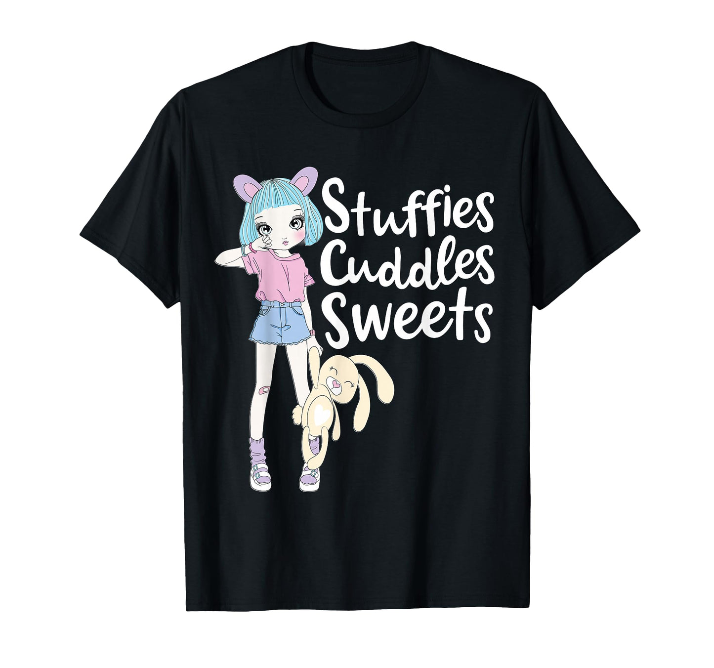 Ddlg Bdsm Stuffies Cuddles Sweets T-Shirt - Unique Graphic Men Women - T-Shirt, Sweatshirt, Hoodie