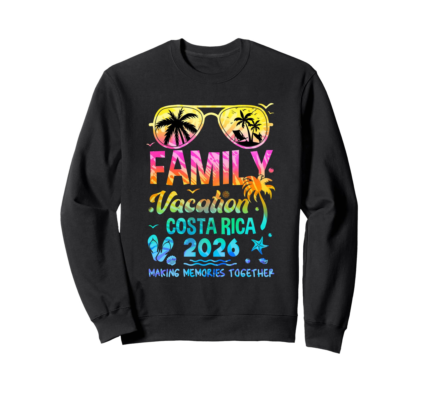 Family Vacation 2026 Costa Rica Sweatshirt - Unique Graphic Unisex - T-Shirt, Sweatshirt, Hoodie