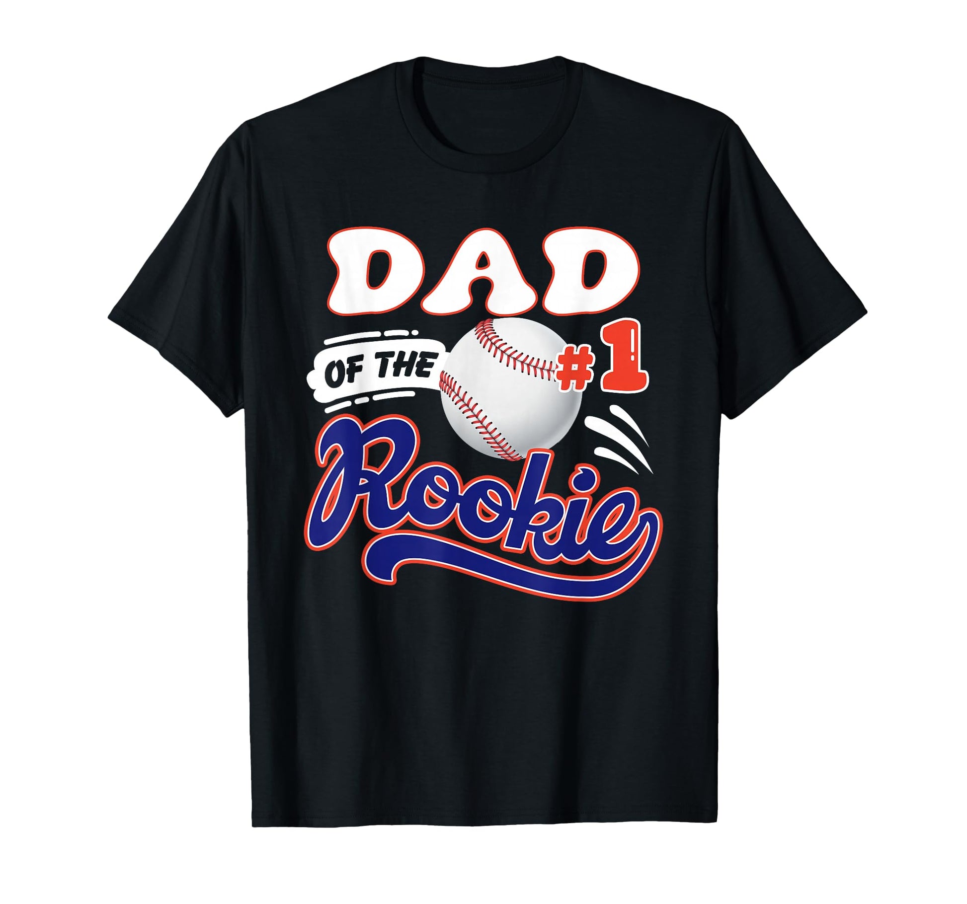 Dad Rookie Year 1St Birthday Baseball T-Shirt - Trendy Graphic Men Women - T-Shirt, Sweatshirt, Hoodie
