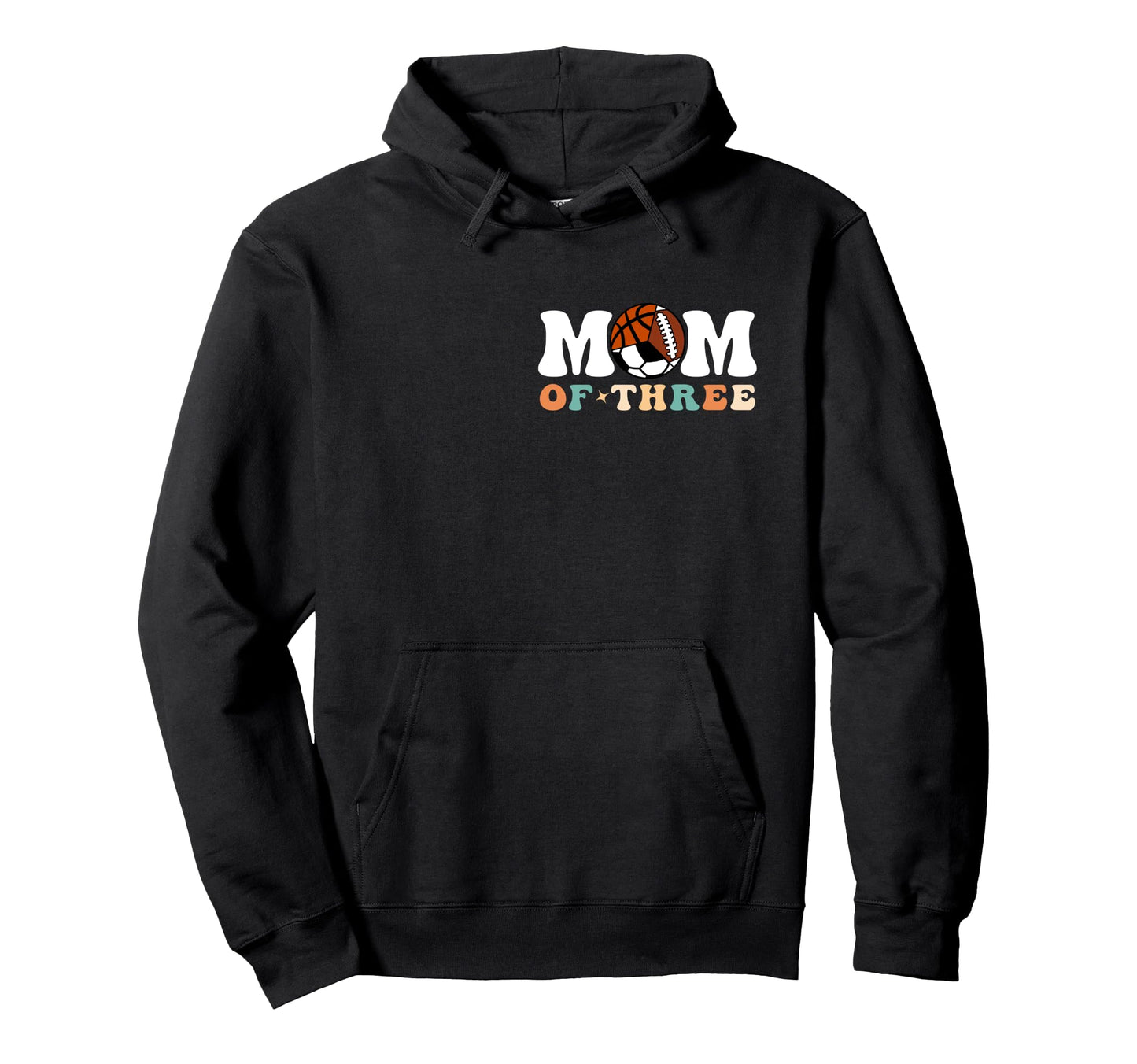 My Football Soccer Basketball Mom Era Hoodie - Minimalist Print Men Women - T-Shirt, Sweatshirt, Hoodie