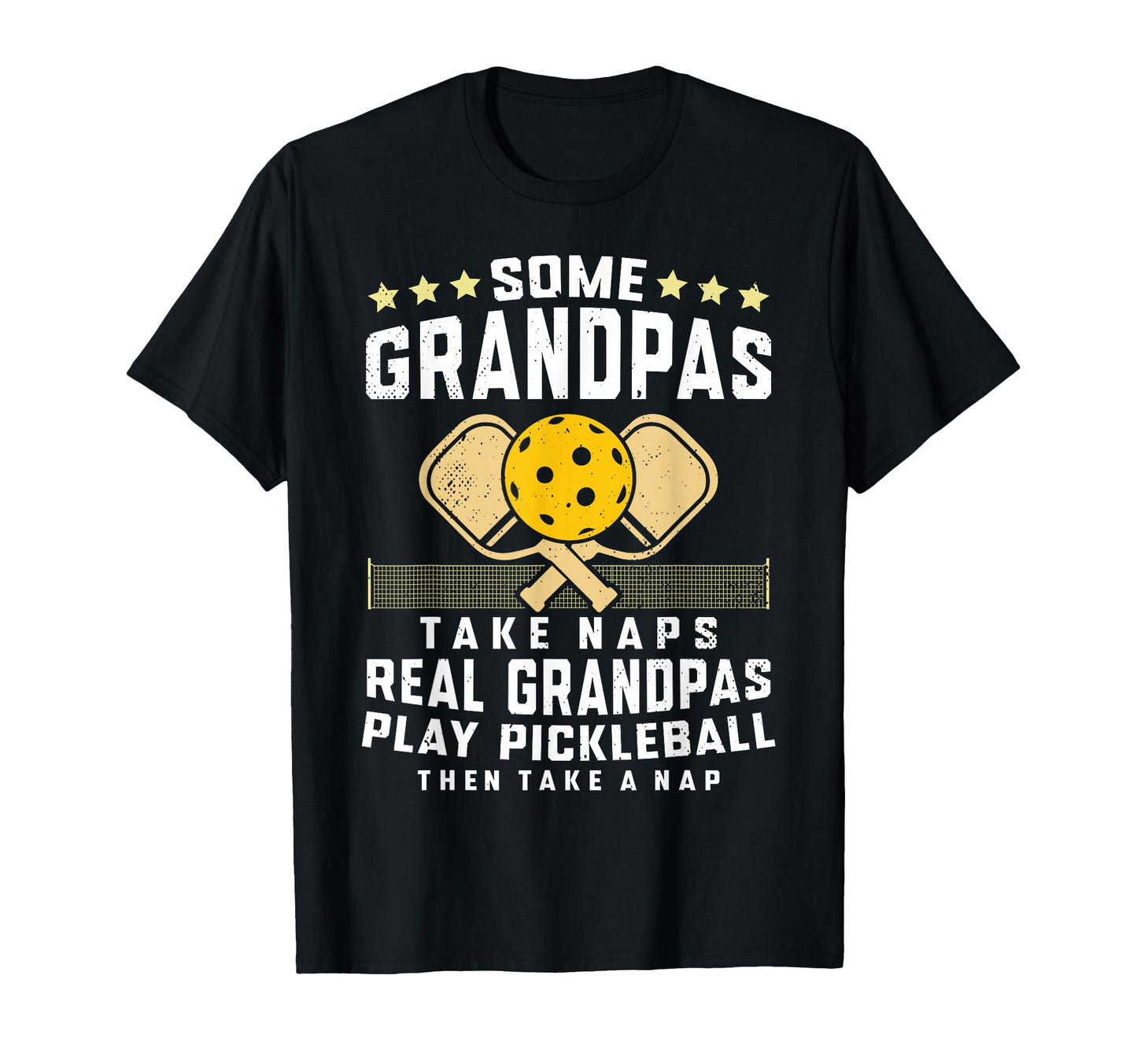 Pickleball Grandpa Funny Pickleball T-Shirt - Graphic Print for Adults - T-Shirt, Sweatshirt, Hoodie
