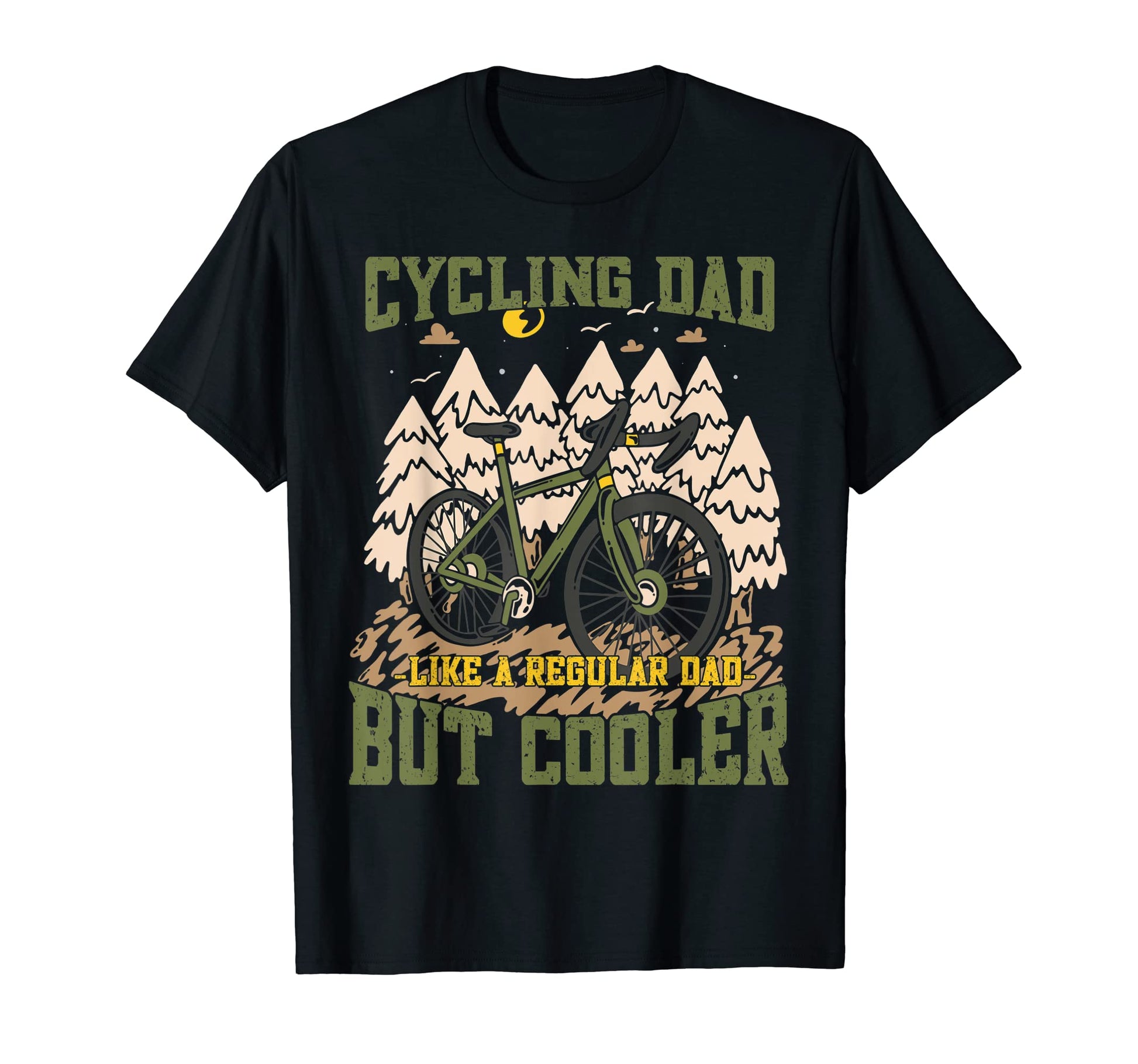 Cycling Dad Like Regular Dad But T-Shirt - Trendy Graphic for Adults - T-Shirt, Sweatshirt, Hoodie