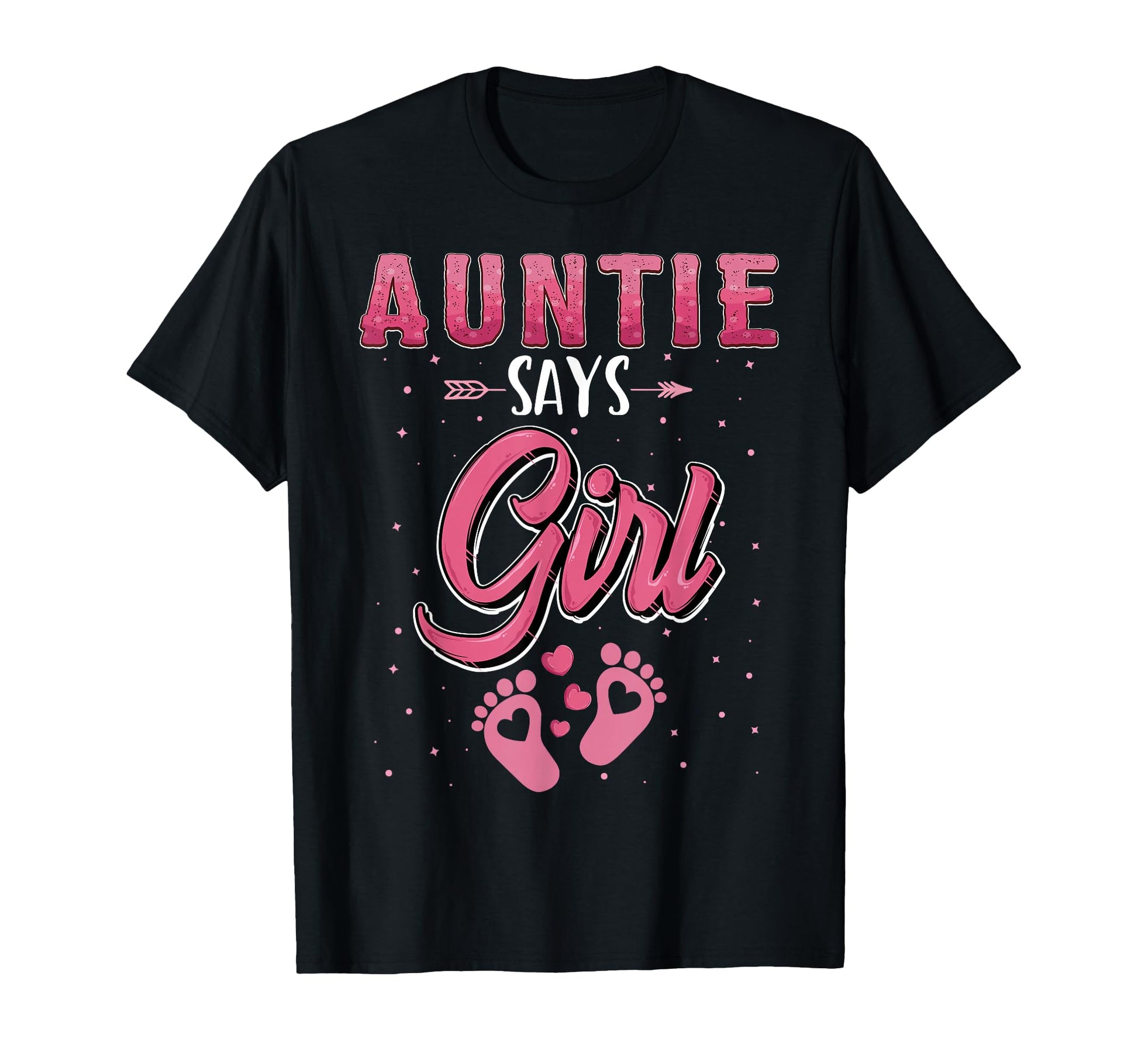 Gender Reveal Auntie Says Matching T-Shirt - Fun Novelty Design Men Women - T-Shirt, Sweatshirt, Hoodie