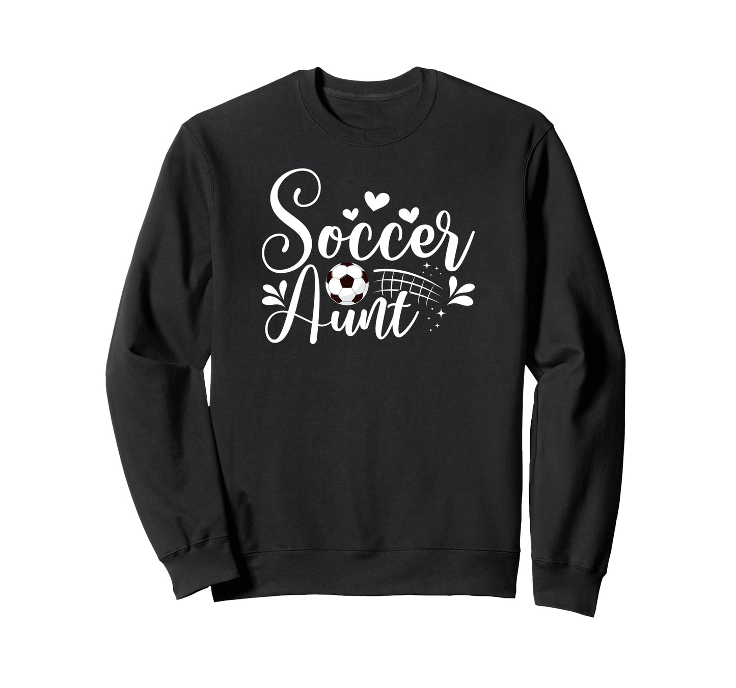 Soccer Aunt Soccer Player Aunt Soccer Sweatshirt - Graphic Print Unisex - T-Shirt, Sweatshirt, Hoodie