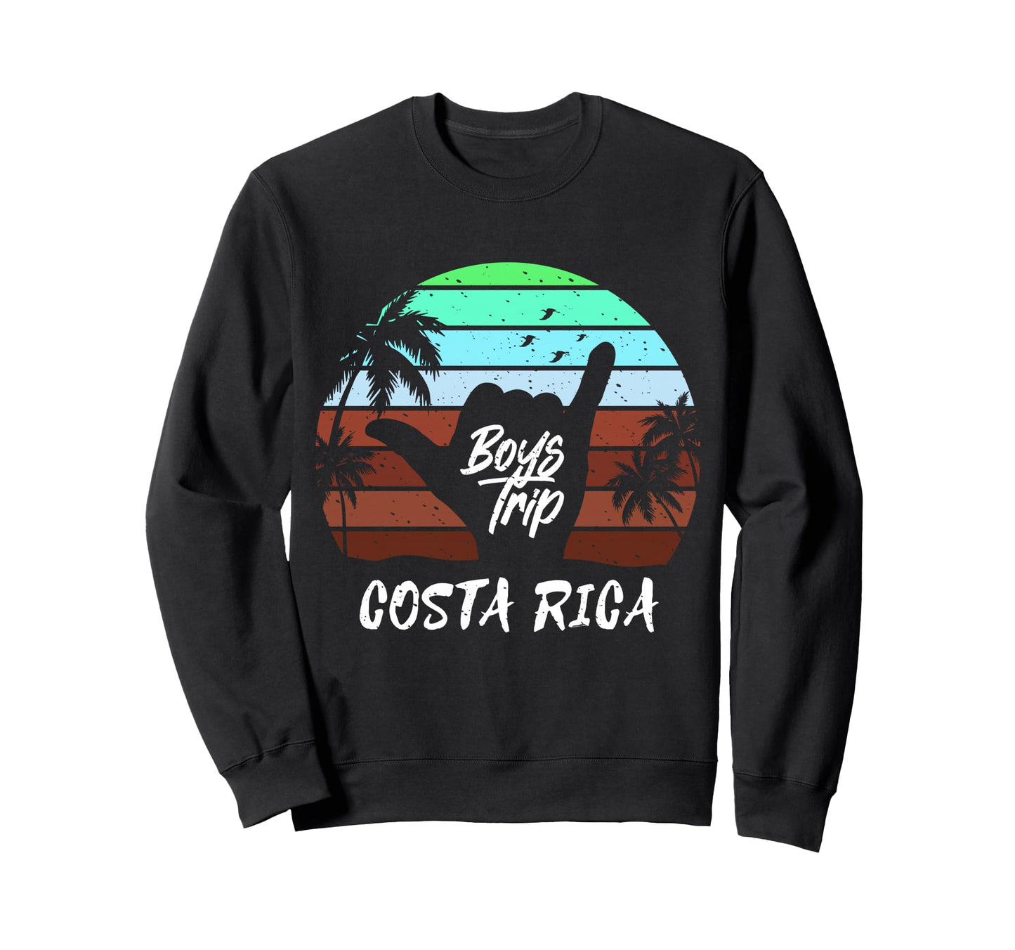 Costa Rica Guys Trip Matching Sweatshirt - Custom Art Print for Adults - T-Shirt, Sweatshirt, Hoodie