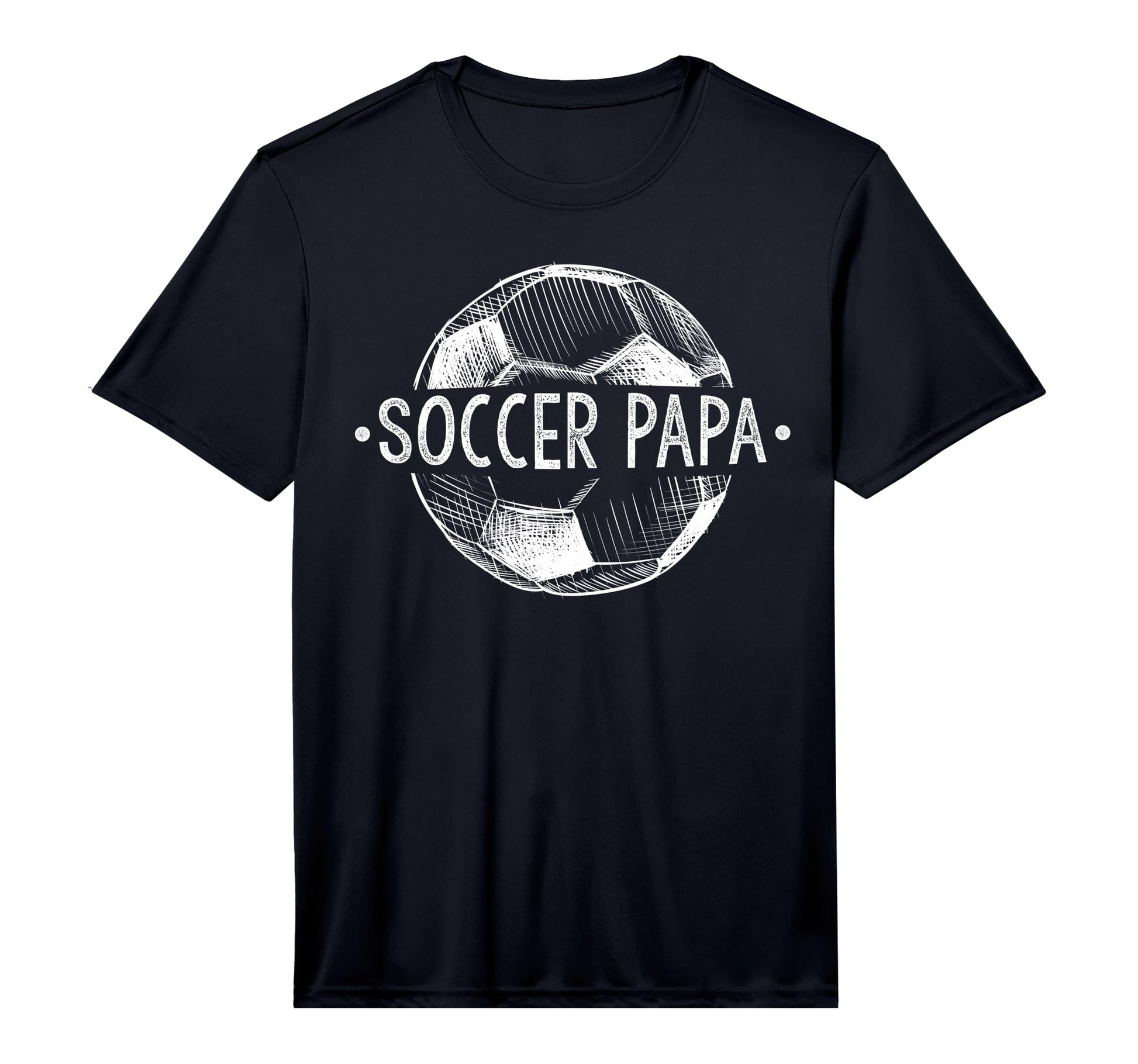 Mens Soccer Papa Family Matching Team T-Shirt - Minimalist Print Men Women - T-Shirt, Sweatshirt, Hoodie