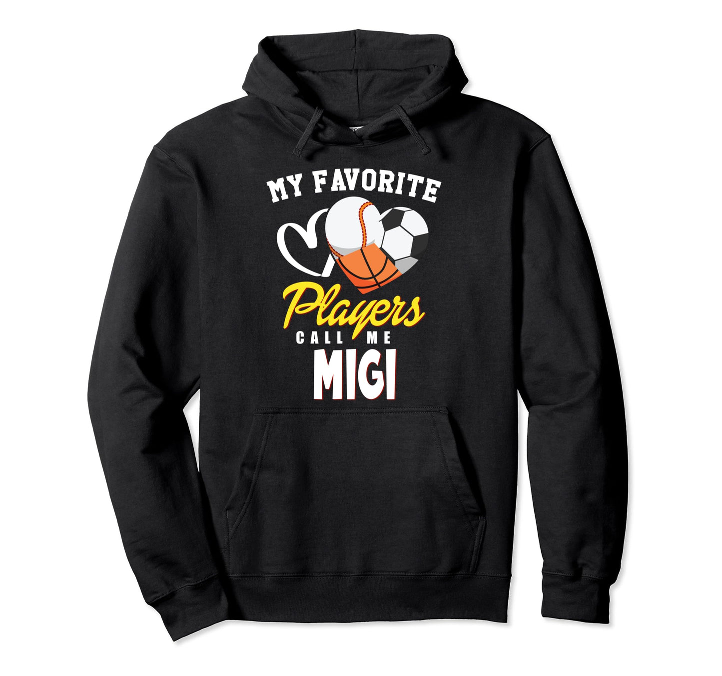 My Favorite Players Baseball Soccer Hoodie - Graphic Print Unisex - T-Shirt, Sweatshirt, Hoodie