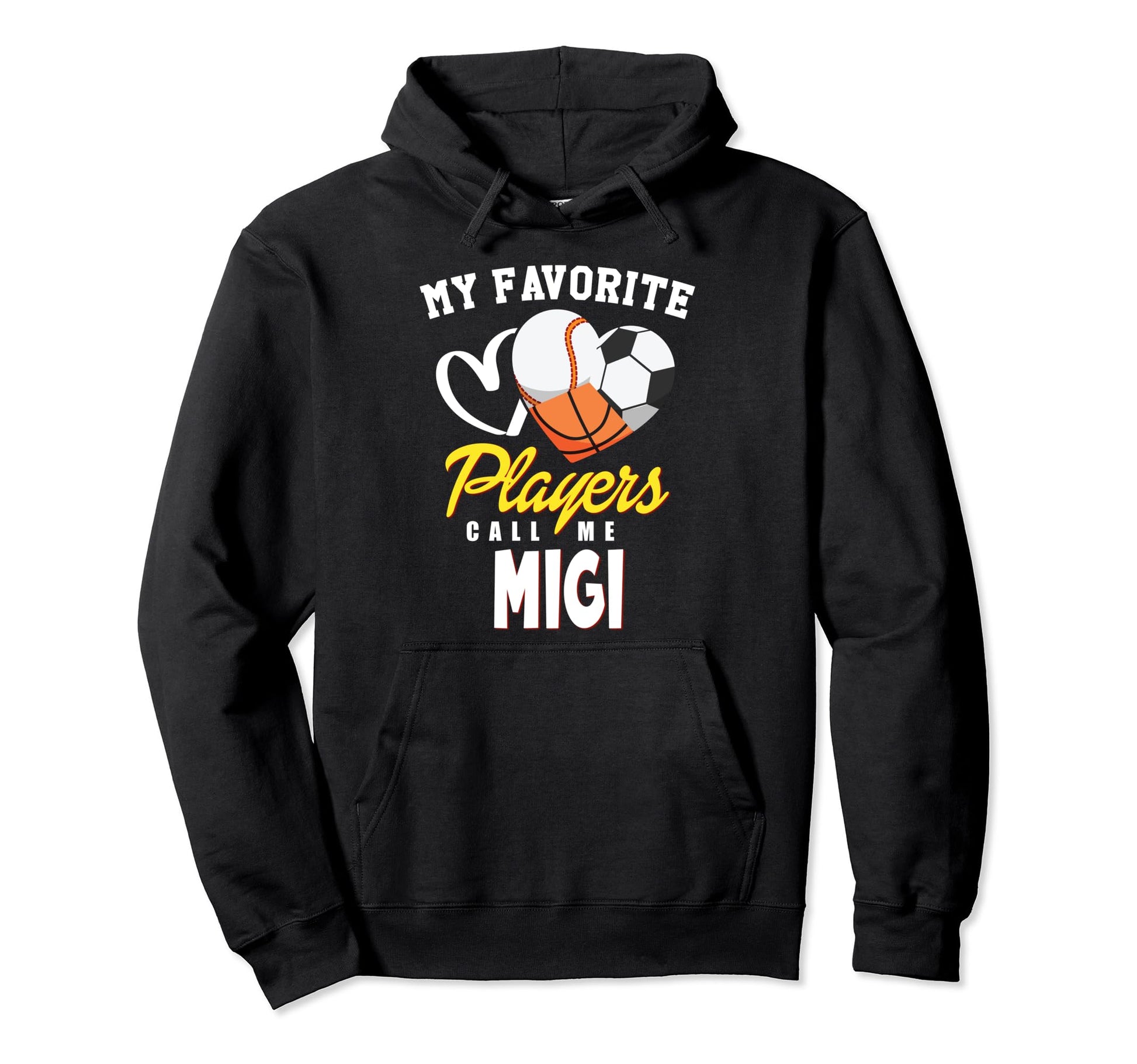 My Favorite Players Baseball Soccer Hoodie - Graphic Print Unisex - T-Shirt, Sweatshirt, Hoodie